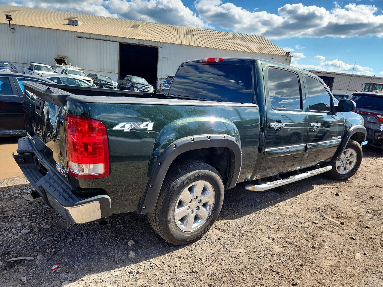 2013 Gmc Sierra K1500 Slt Green vin: 3GTP2WE7XDG194703