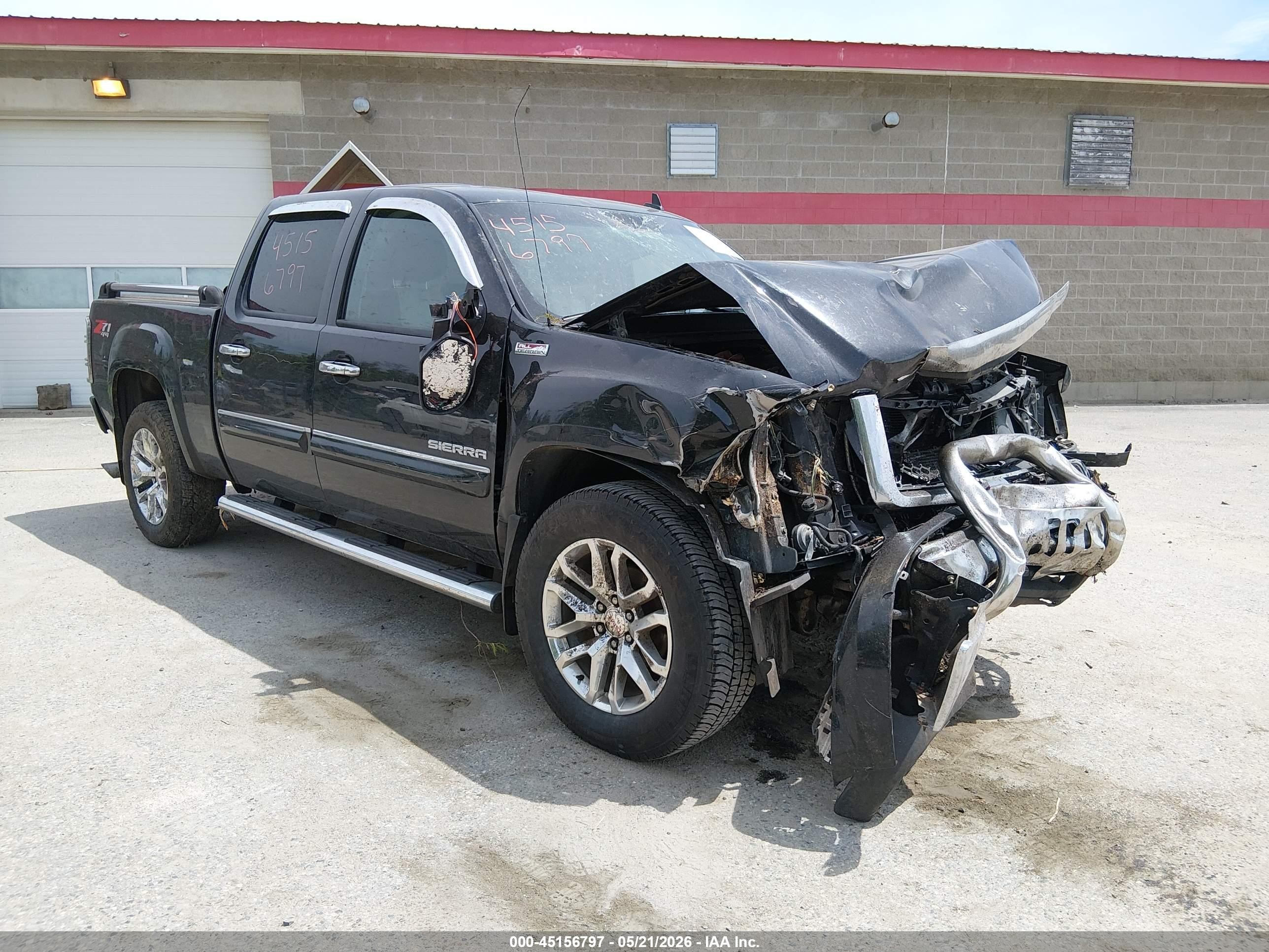 2013 Gmc Sierra 1500 Slt Черный vin: 3GTP2WE7XDG233547