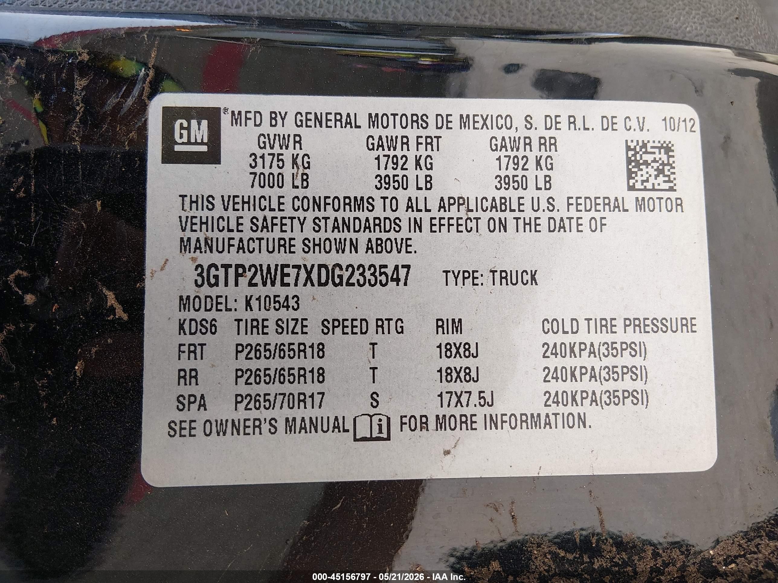 2013 Gmc Sierra 1500 Slt Черный vin: 3GTP2WE7XDG233547