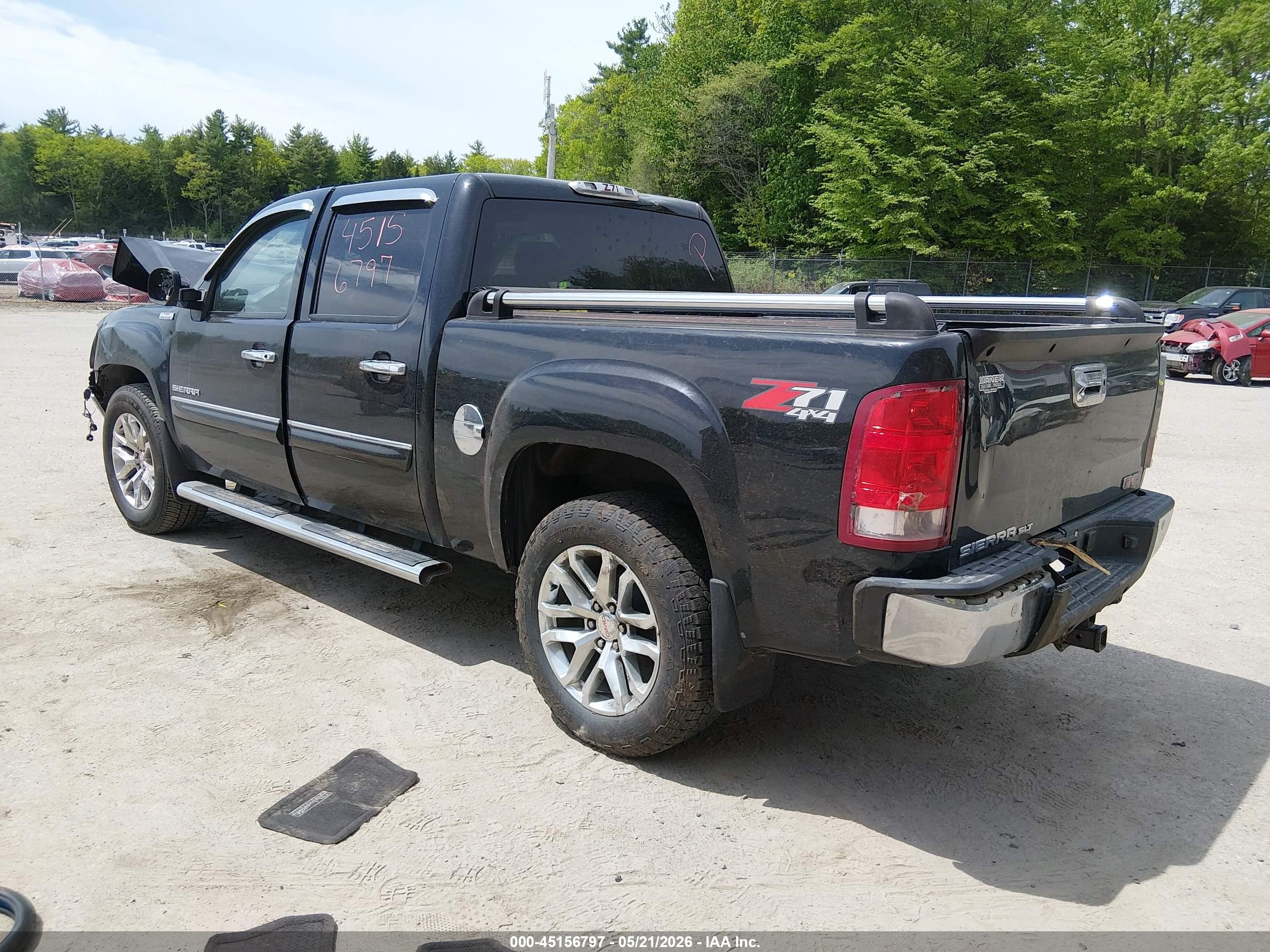 2013 Gmc Sierra 1500 Slt Черный vin: 3GTP2WE7XDG233547