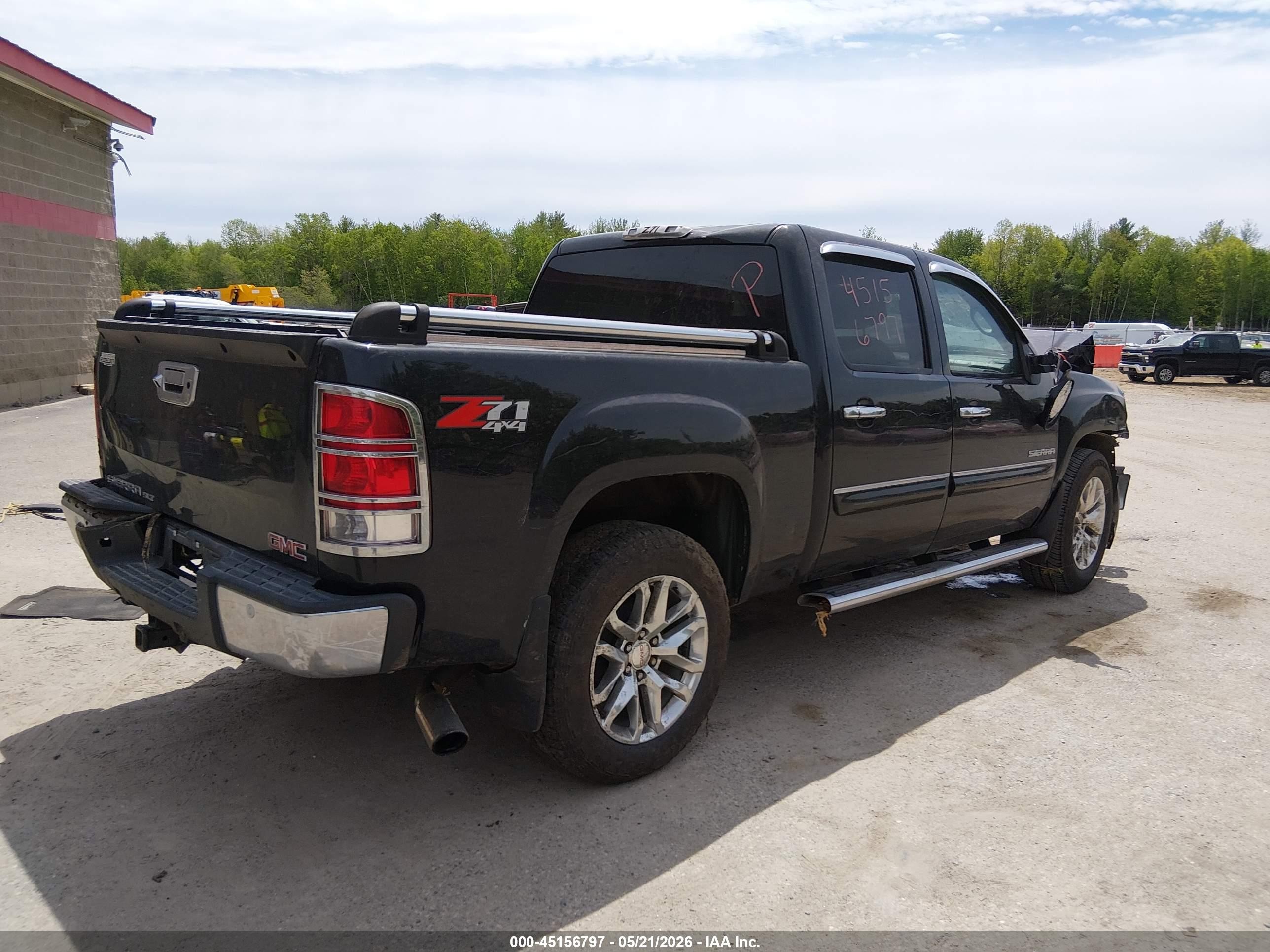 2013 Gmc Sierra 1500 Slt Черный vin: 3GTP2WE7XDG233547