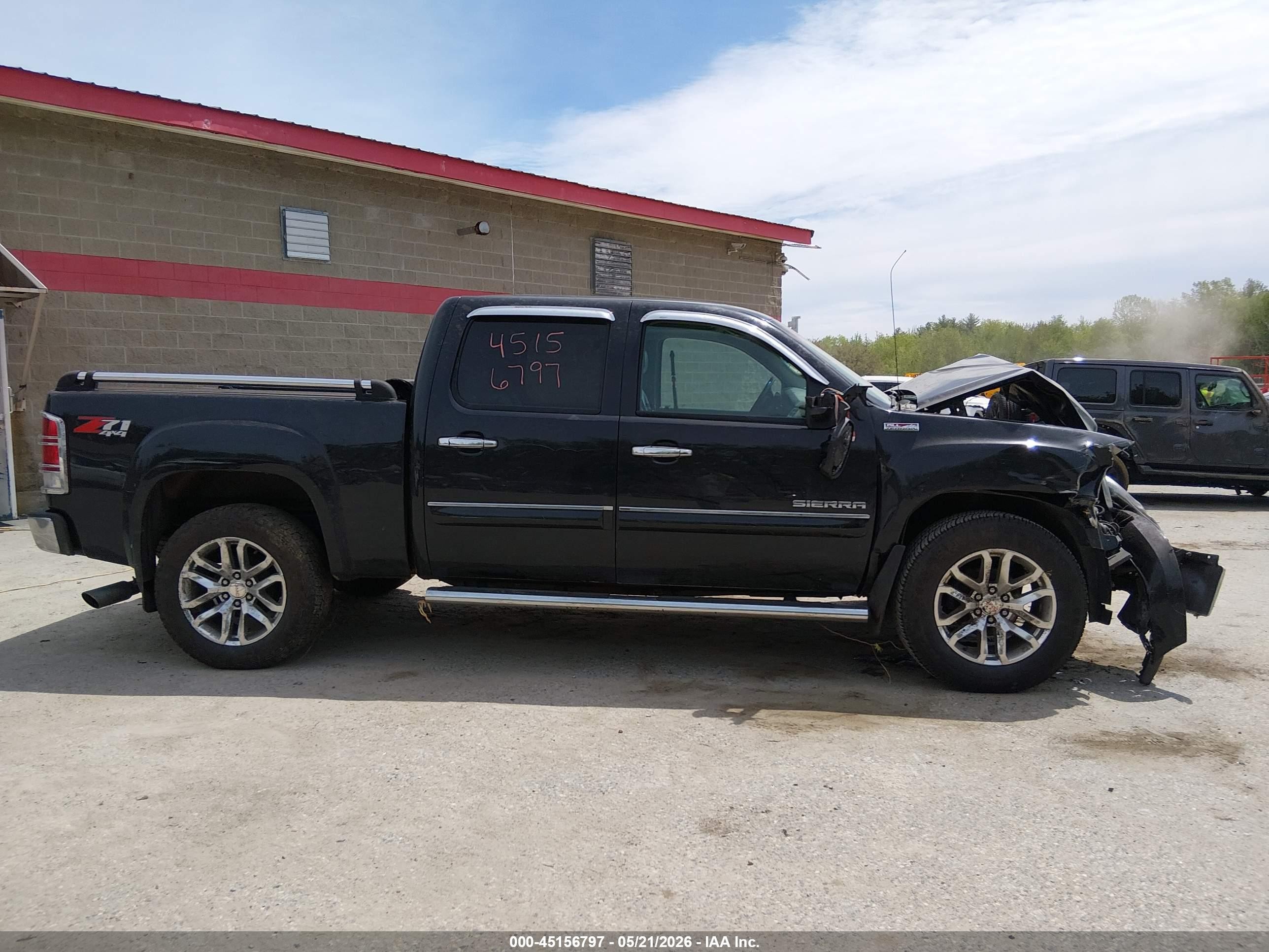 2013 Gmc Sierra 1500 Slt Черный vin: 3GTP2WE7XDG233547