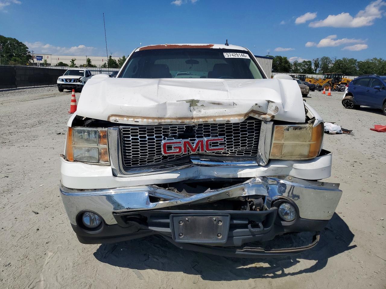 2013 Gmc Sierra K1500 Slt White vin: 3GTP2WE7XDG253880
