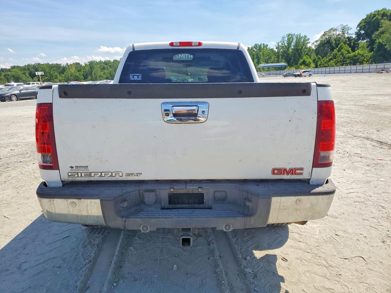 2013 Gmc Sierra K1500 Slt White vin: 3GTP2WE7XDG253880