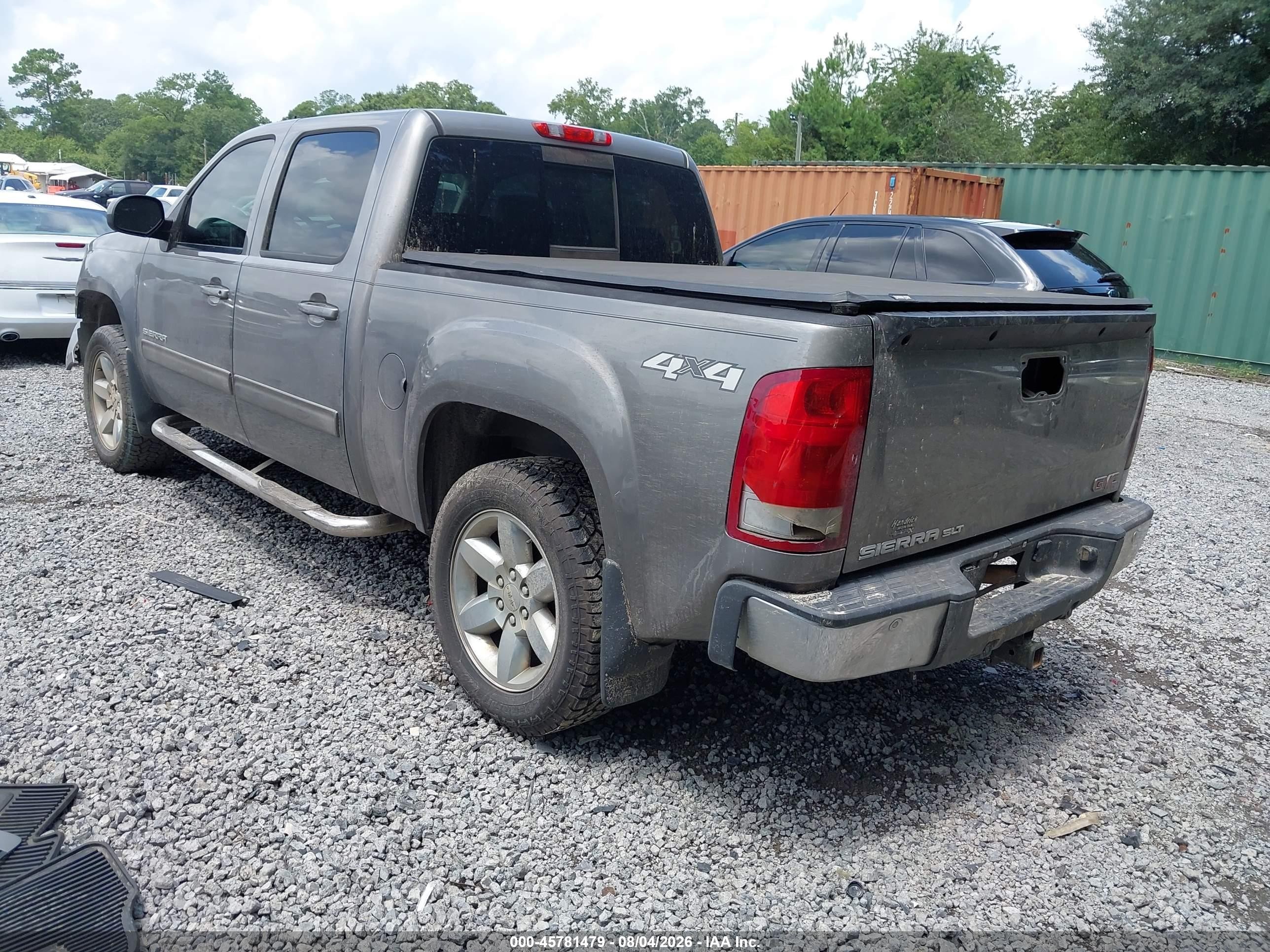 2013 Gmc Sierra 1500 Slt Silver vin: 3GTP2WE7XDG280867