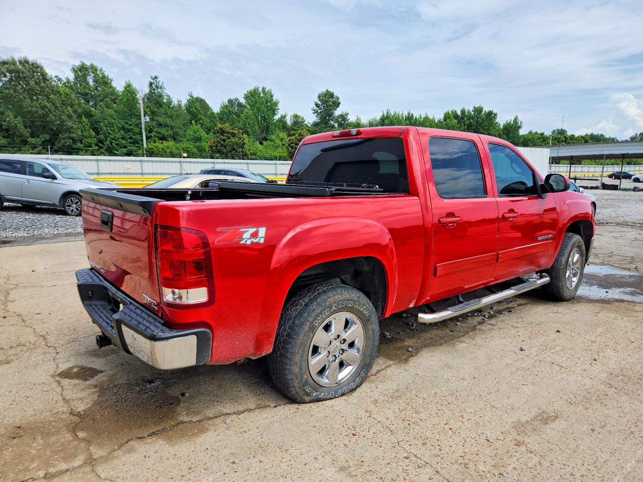 2013 Gmc Sierra K1500 Slt Red vin: 3GTP2WE7XDG374456