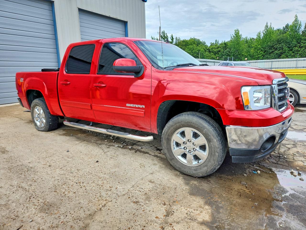 2013 Gmc Sierra K1500 Slt Red vin: 3GTP2WE7XDG374456