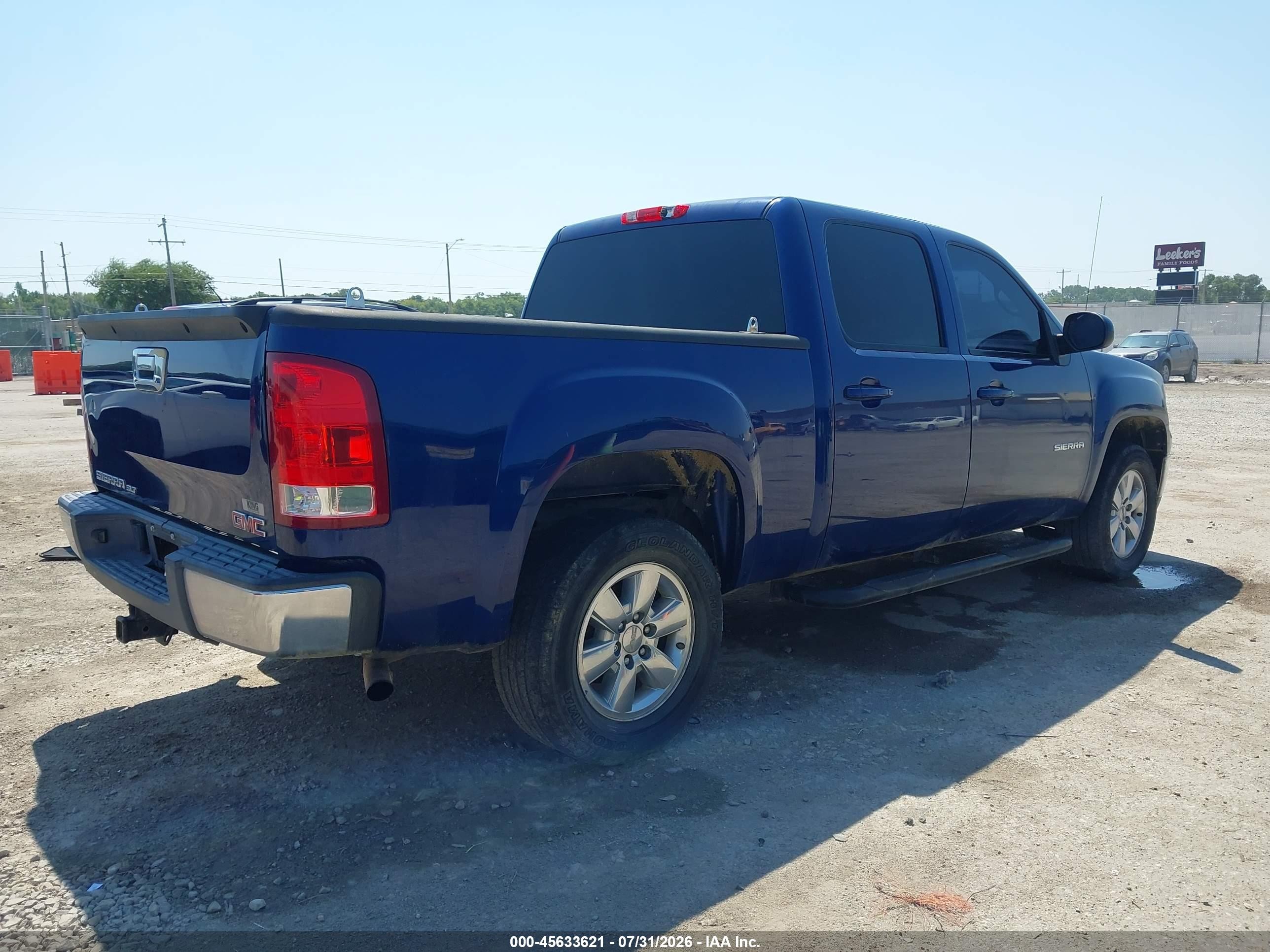 2013 Gmc Sierra 1500 Slt Blue vin: 3GTP2WE7XDG376935