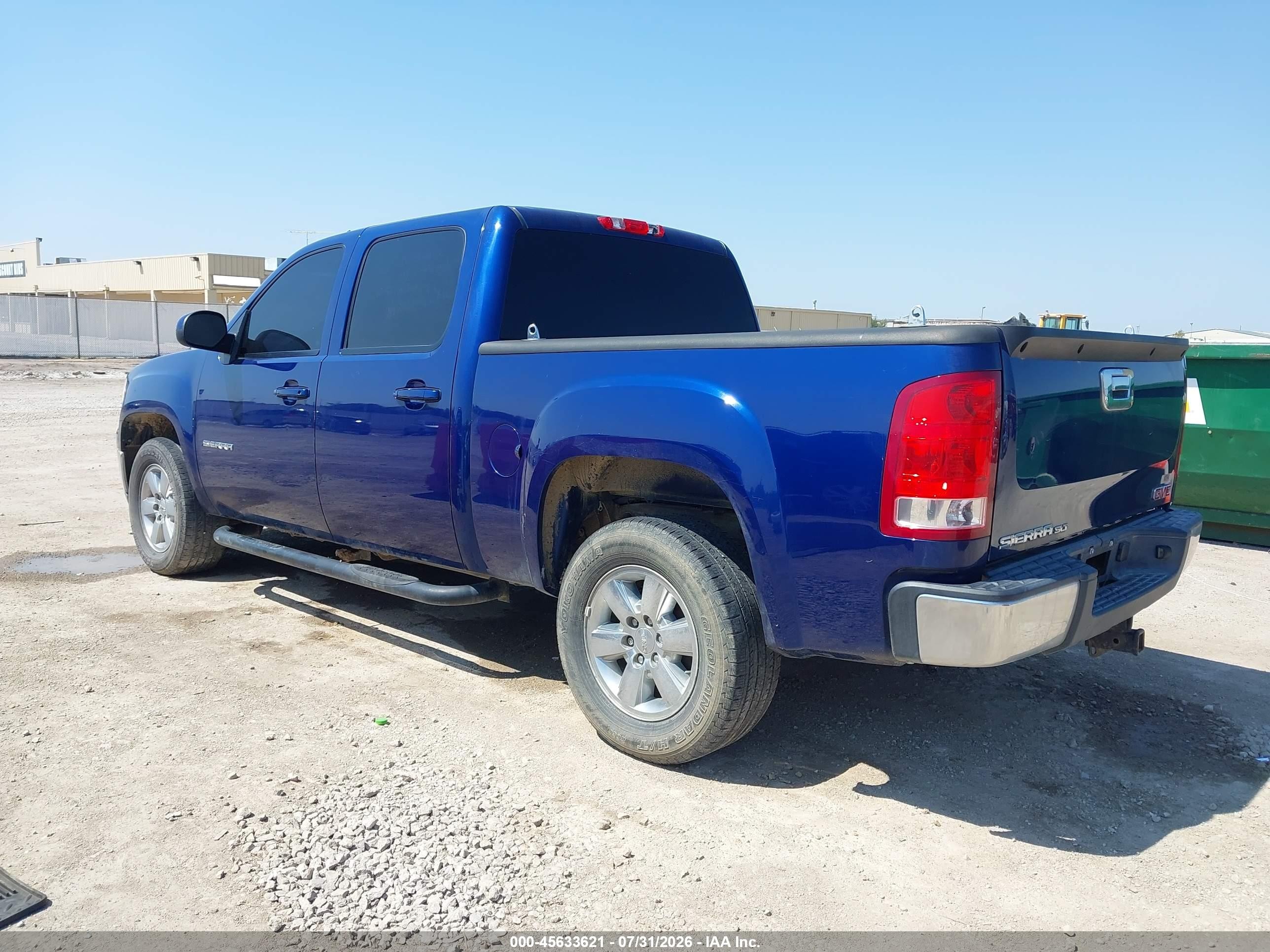 2013 Gmc Sierra 1500 Slt Blue vin: 3GTP2WE7XDG376935