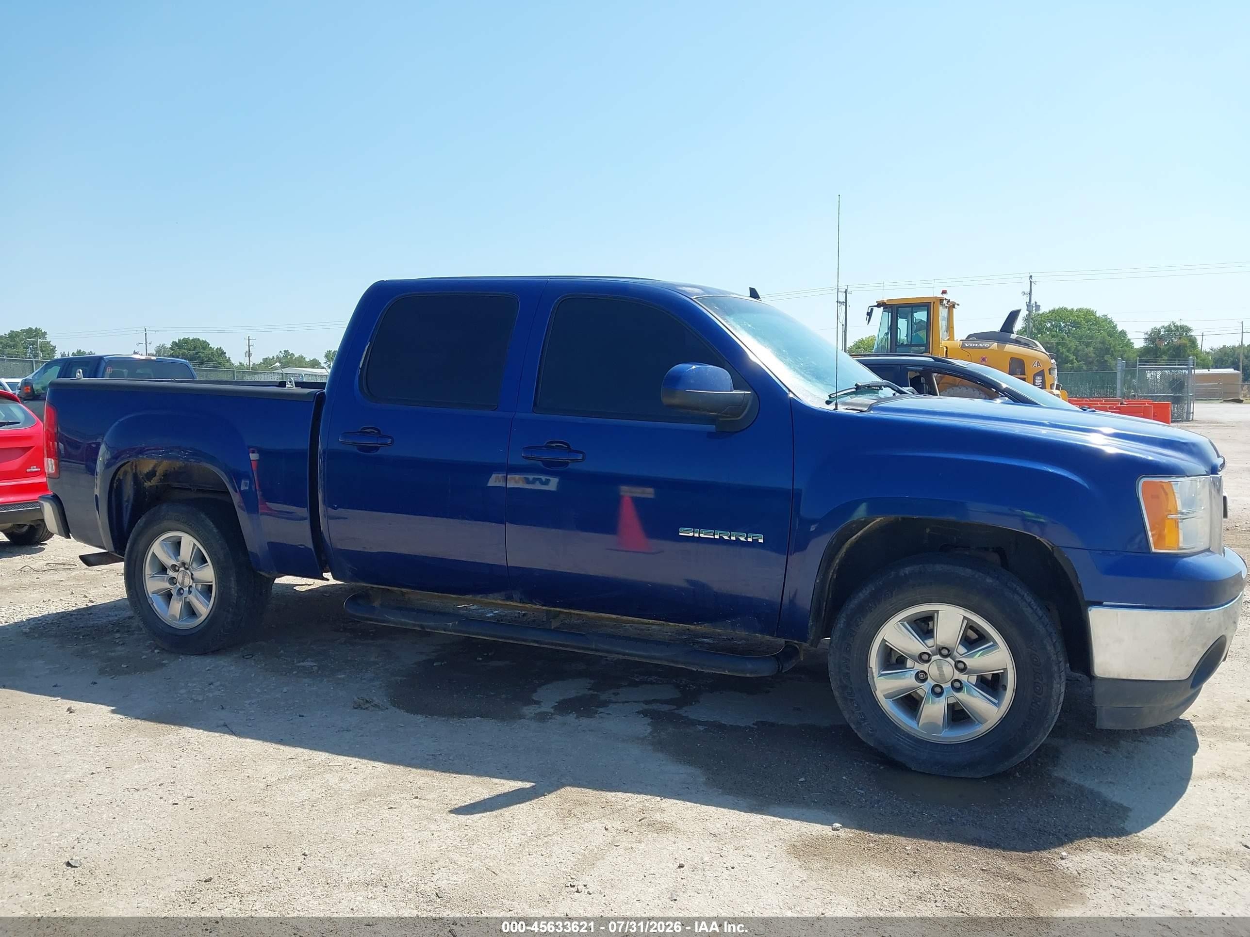 2013 Gmc Sierra 1500 Slt Blue vin: 3GTP2WE7XDG376935