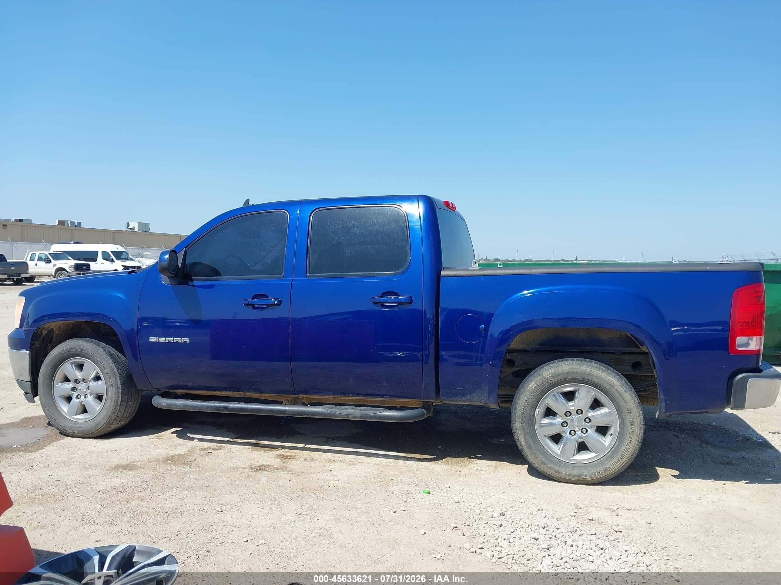 2013 Gmc Sierra 1500 Slt Blue vin: 3GTP2WE7XDG376935