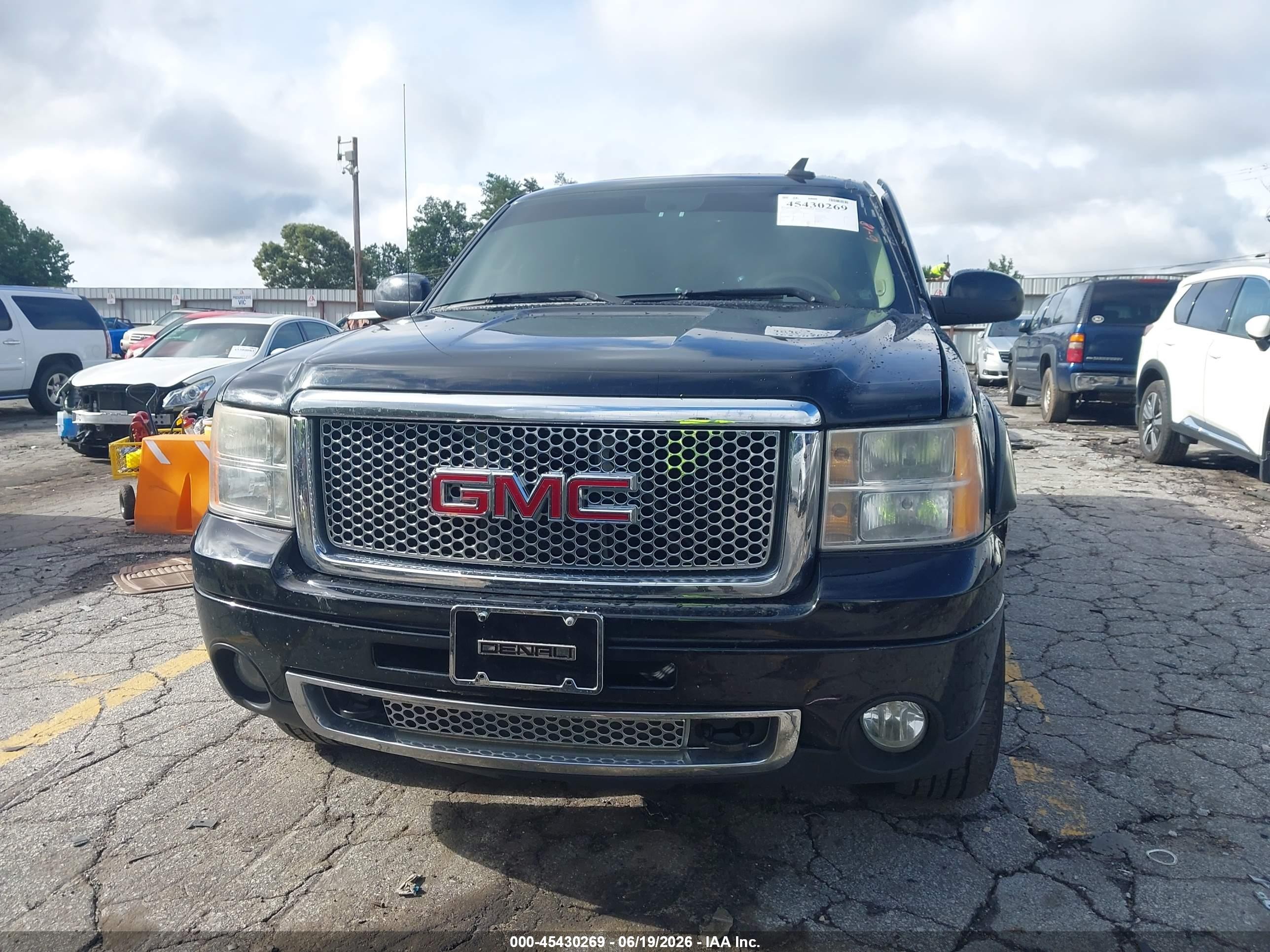 2013 Gmc Sierra 1500 Denali Black vin: 3GTP2XE20DG119602