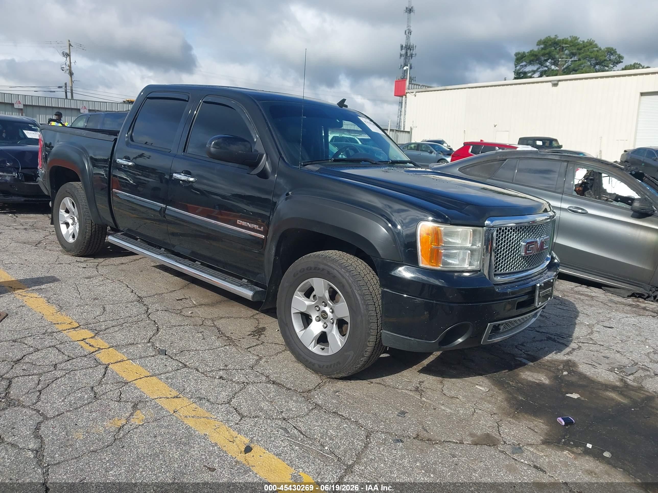 2013 Gmc Sierra 1500 Denali Черный vin: 3GTP2XE20DG119602