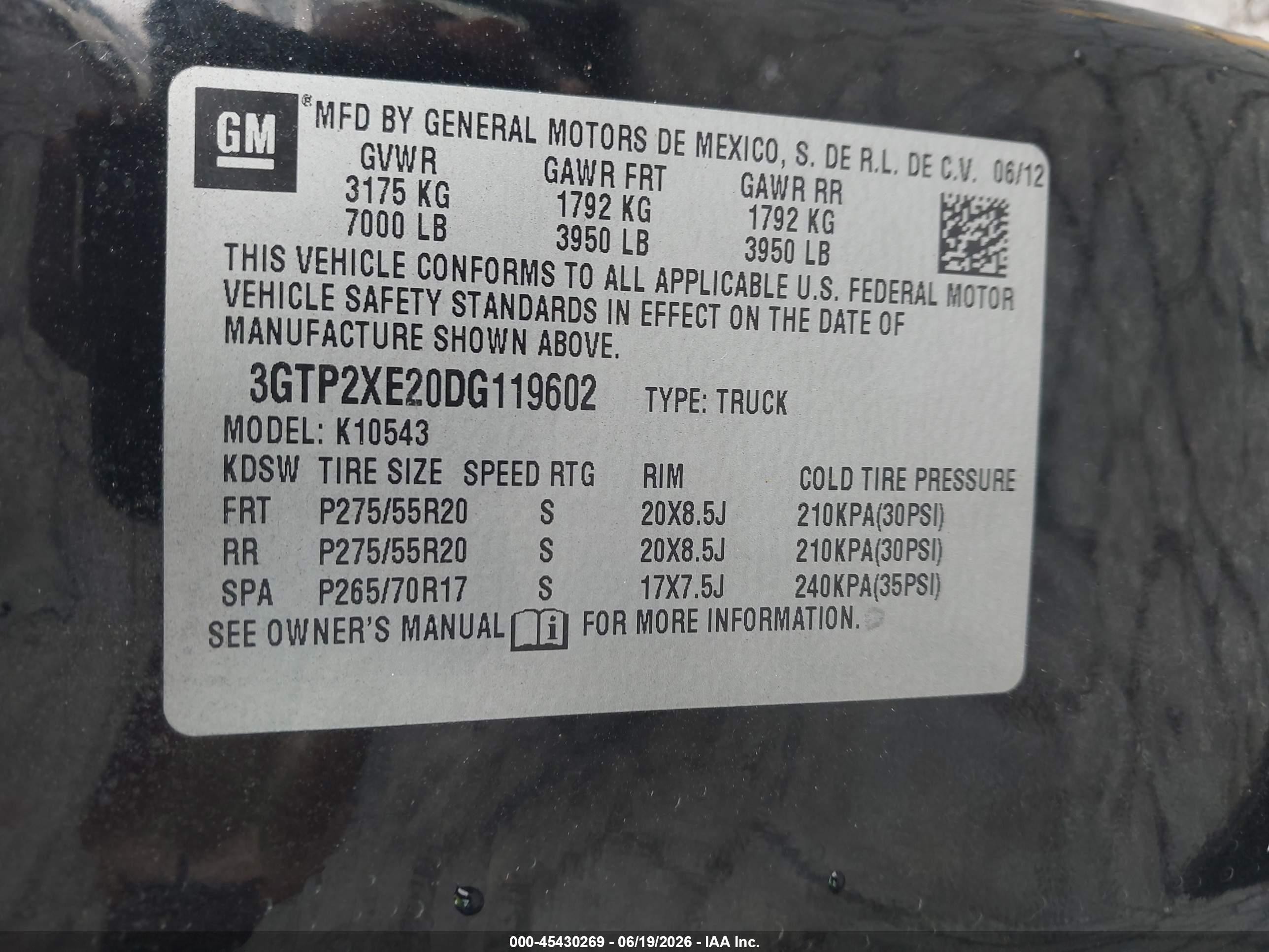 2013 Gmc Sierra 1500 Denali Black vin: 3GTP2XE20DG119602