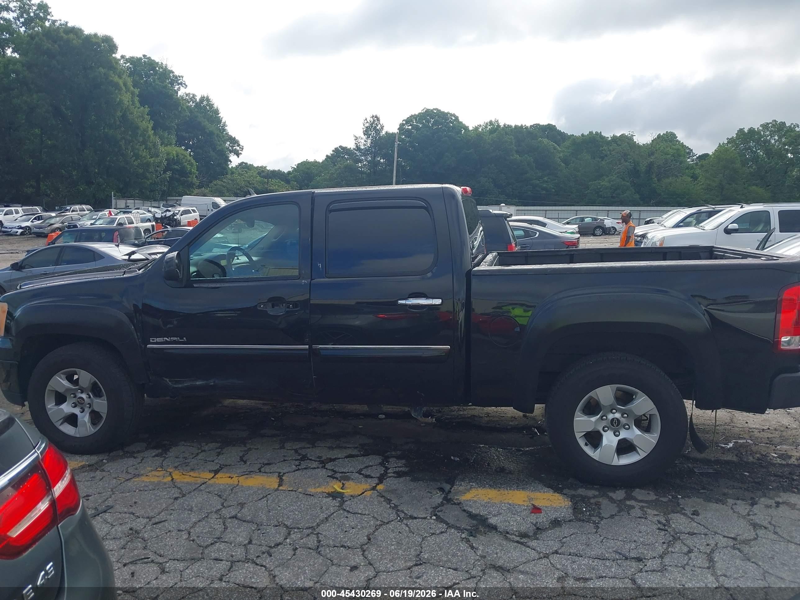 2013 Gmc Sierra 1500 Denali Black vin: 3GTP2XE20DG119602