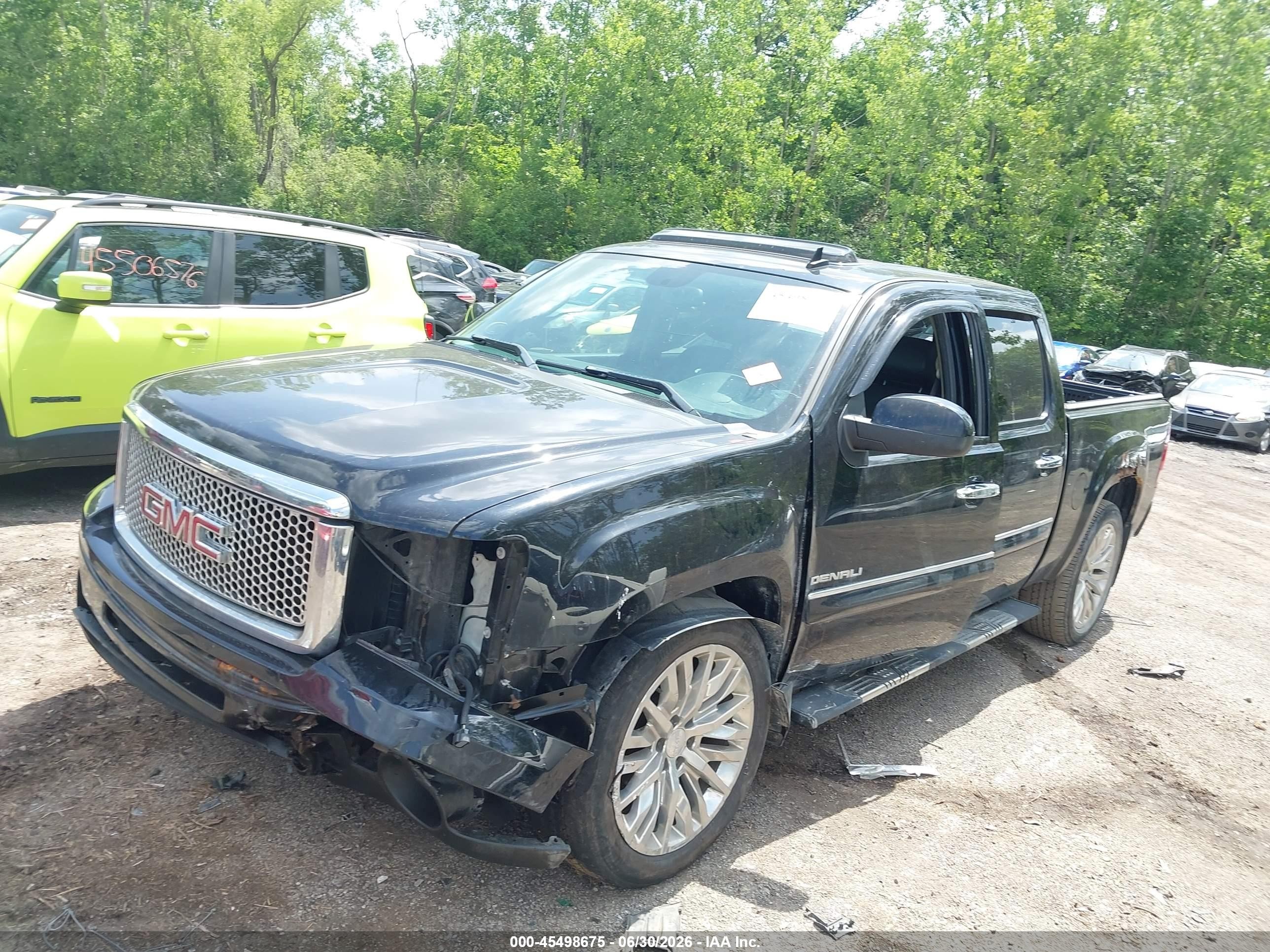 2011 Gmc Sierra 1500 Denali Черный vin: 3GTP2XE22BG331110