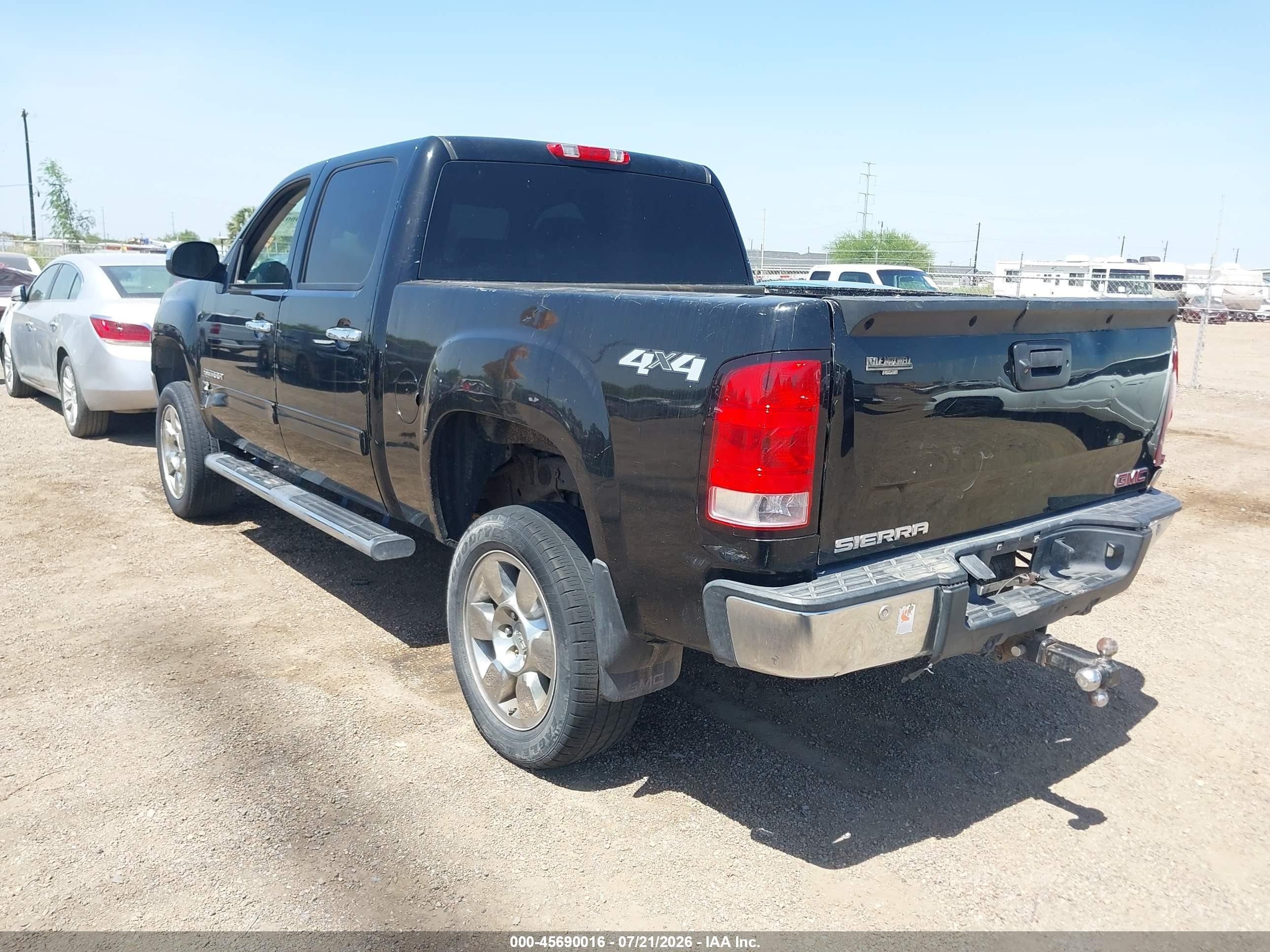 2012 Gmc Sierra 1500 Denali Black vin: 3GTP2XE22CG247421