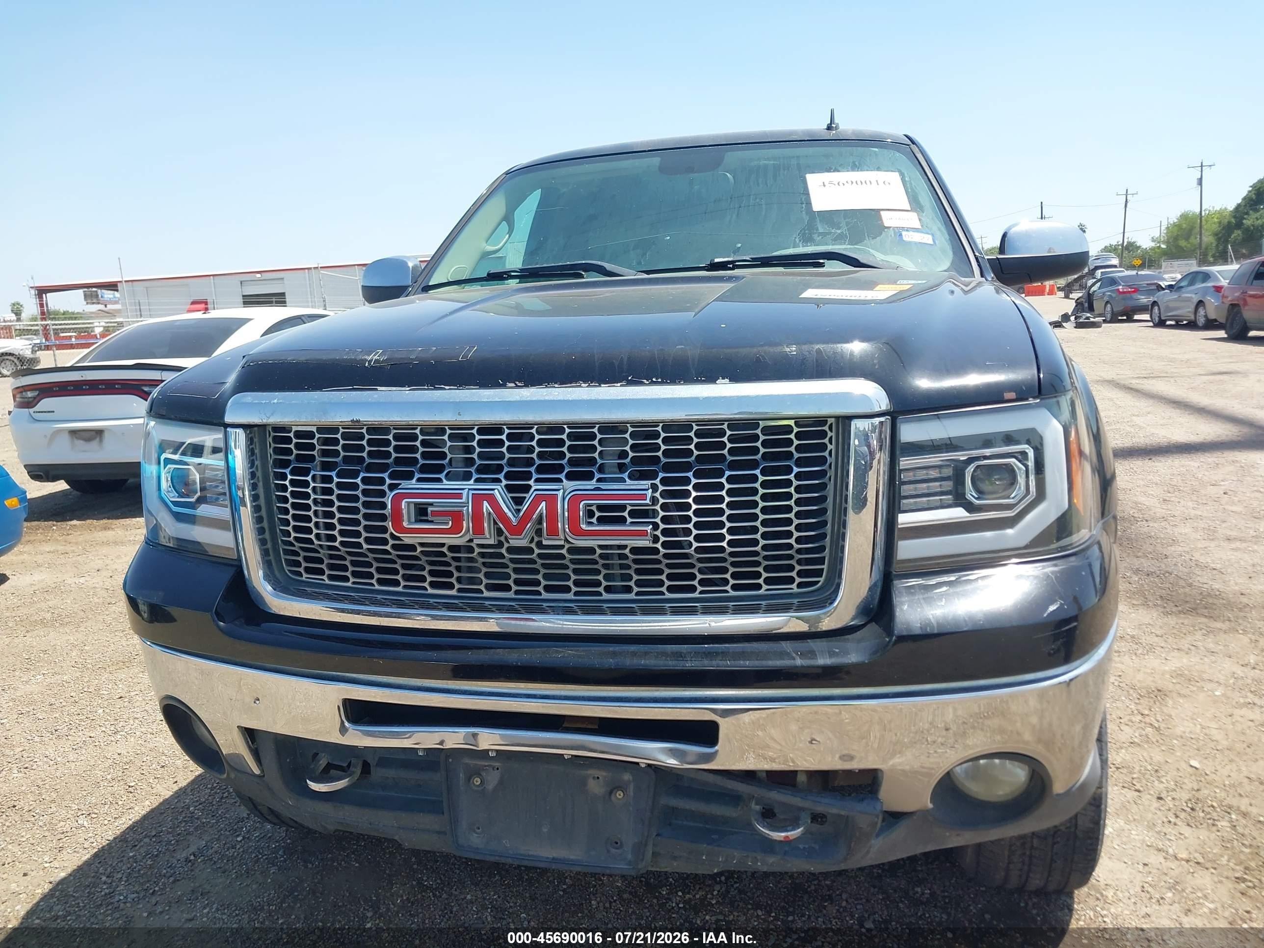 2012 Gmc Sierra 1500 Denali Black vin: 3GTP2XE22CG247421