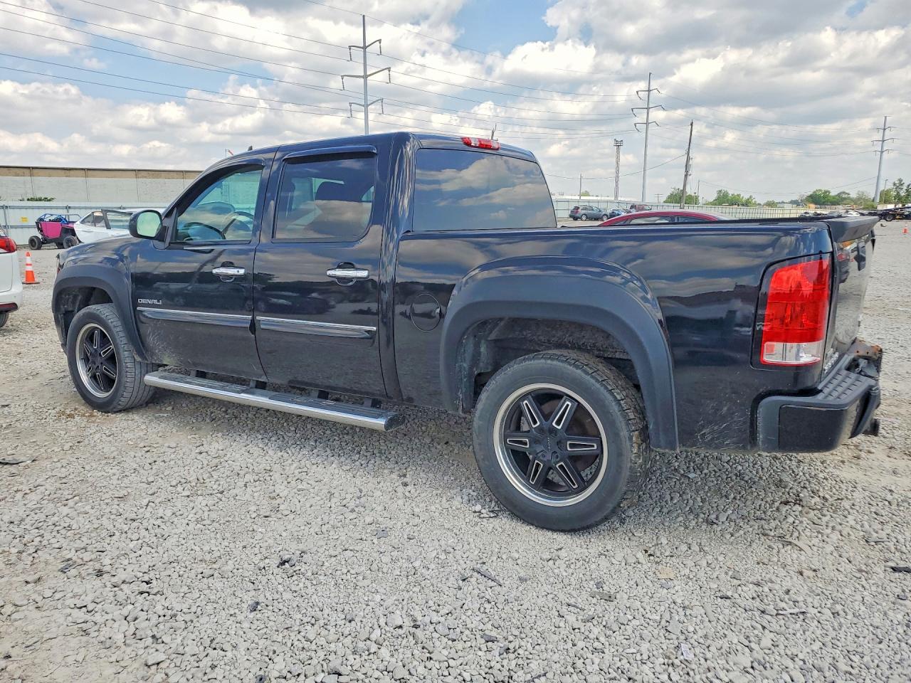 2011 Gmc Sierra K1500 Denali Black vin: 3GTP2XE23BG219013