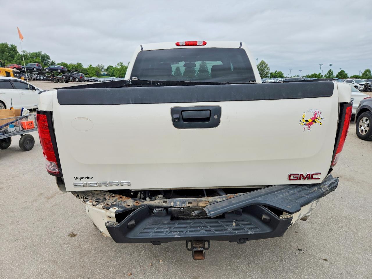 2012 Gmc Sierra K1500 Denali White vin: 3GTP2XE23CG249081