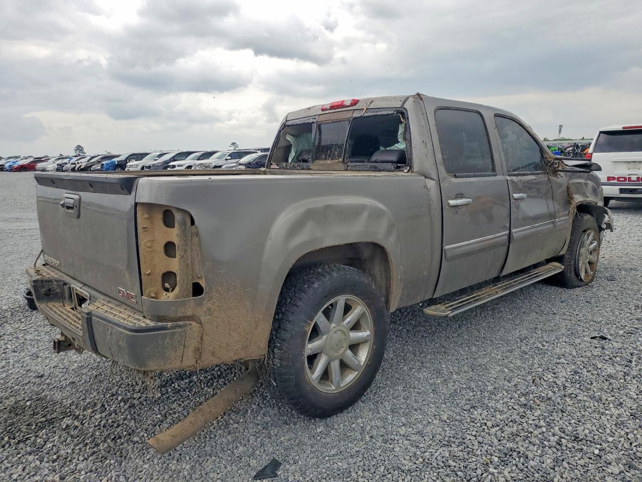 2013 Gmc Sierra K1500 Denali Gray vin: 3GTP2XE23DG160077