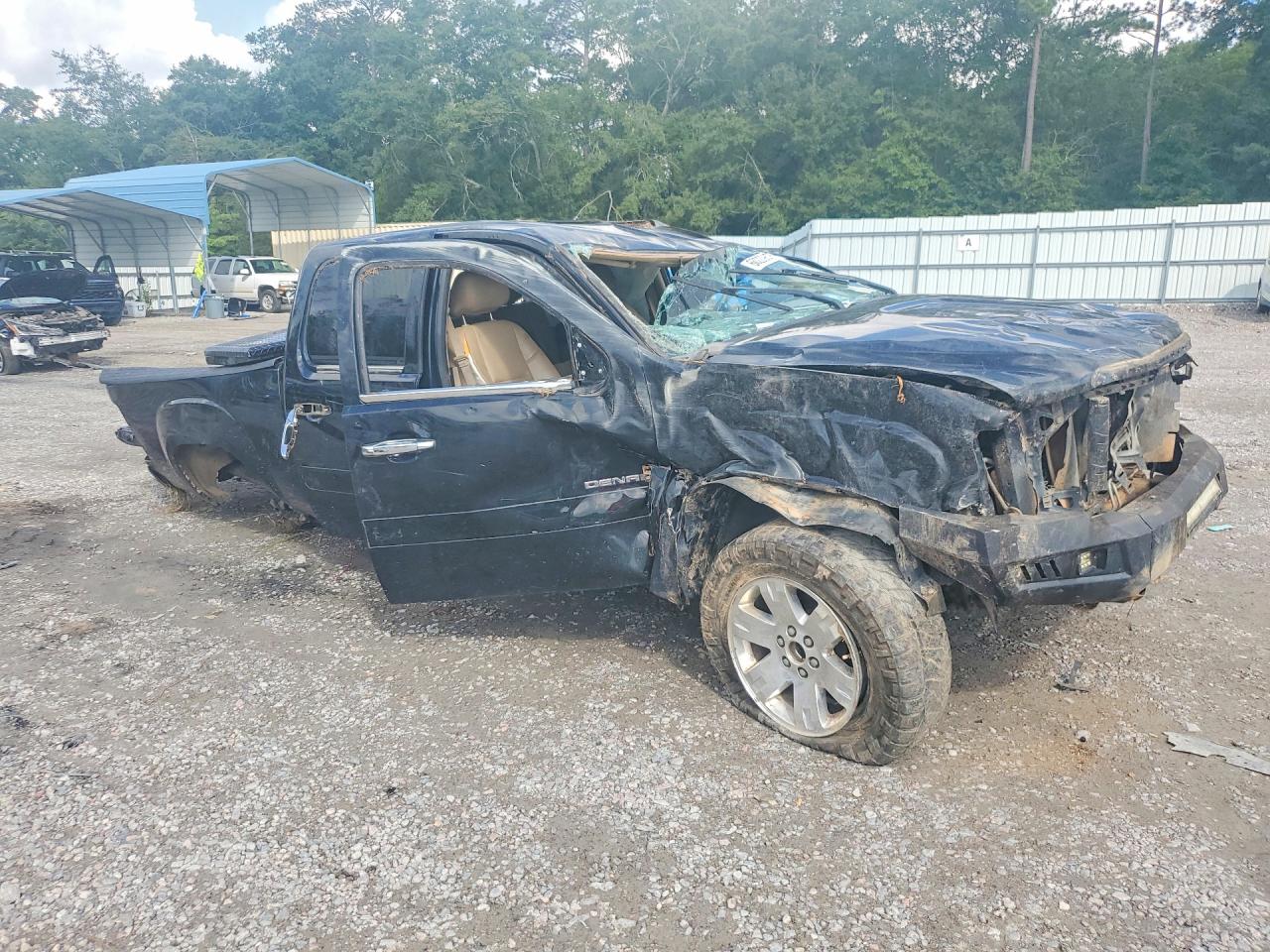 2013 Gmc Sierra K1500 Denali Black vin: 3GTP2XE25DG358238