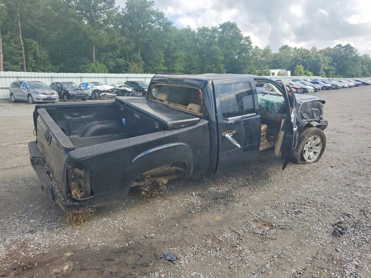 2013 Gmc Sierra K1500 Denali Black vin: 3GTP2XE25DG358238