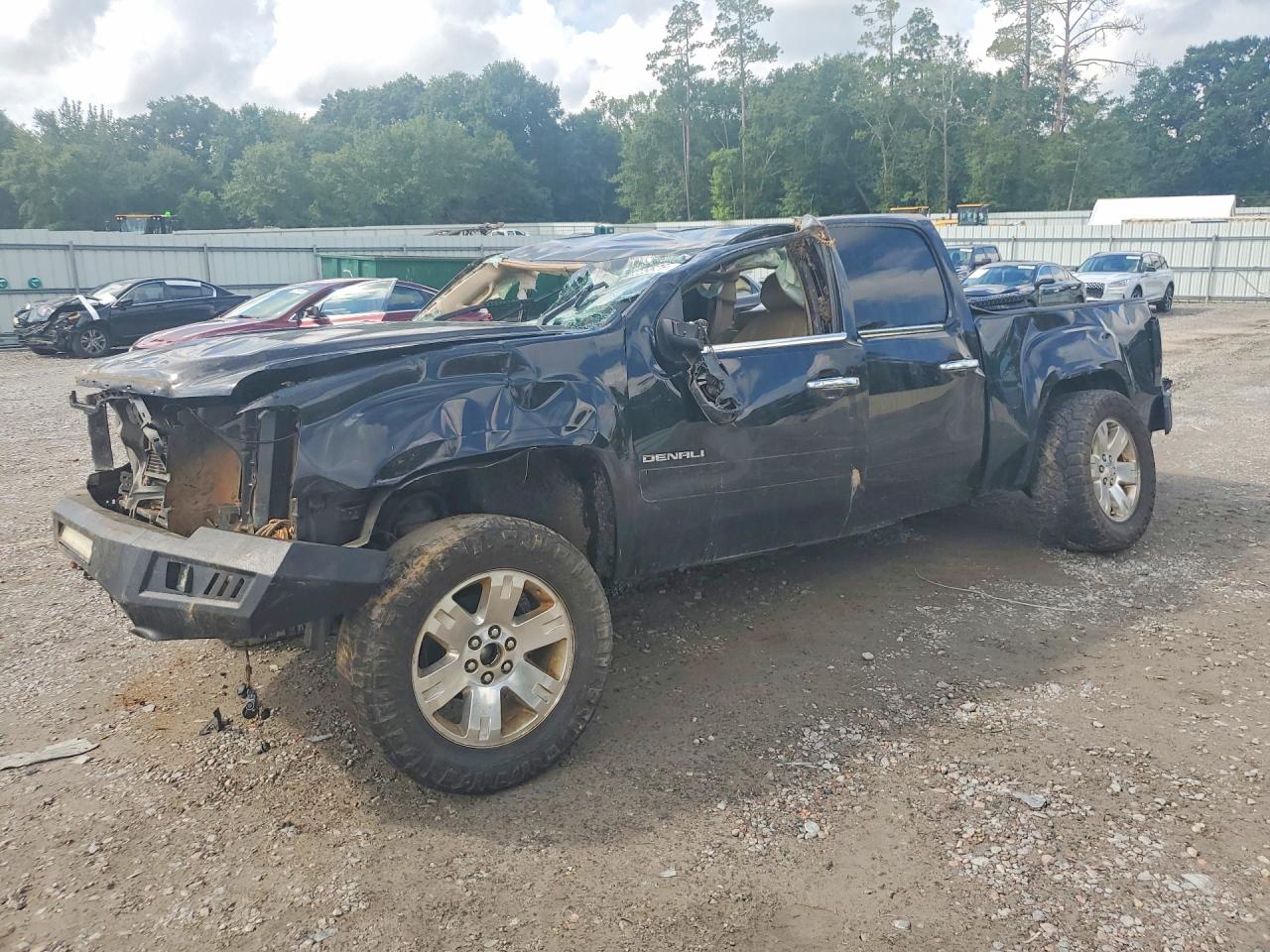 2013 Gmc Sierra K1500 Denali Black vin: 3GTP2XE25DG358238