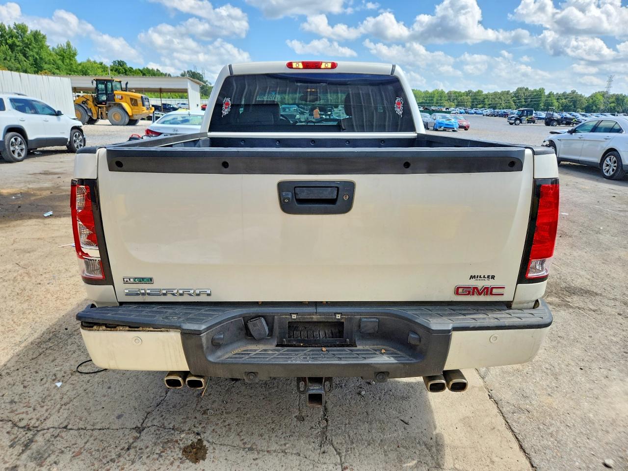 2011 Gmc Sierra K1500 Denali White vin: 3GTP2XE27BG382943