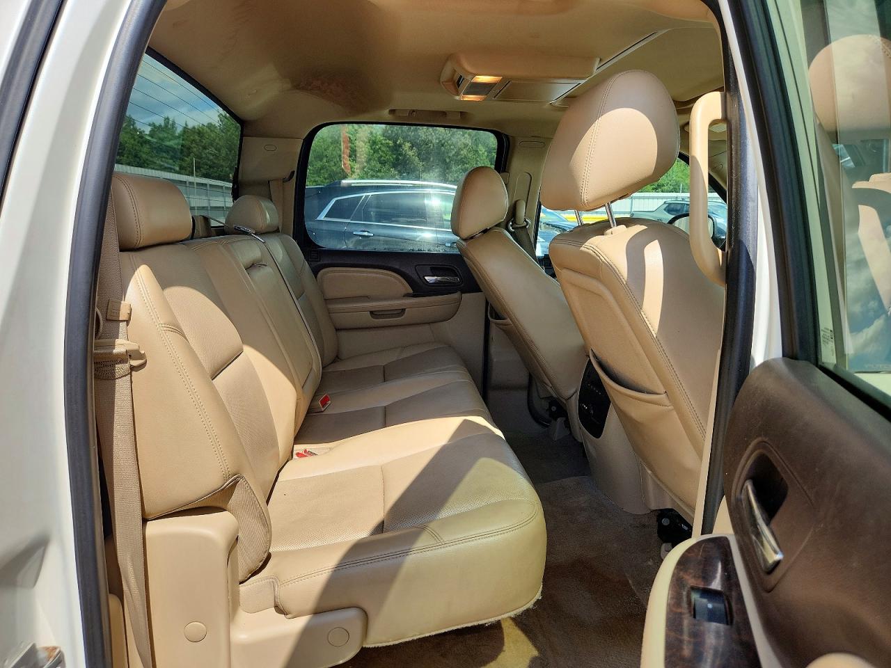 2011 Gmc Sierra K1500 Denali White vin: 3GTP2XE27BG382943