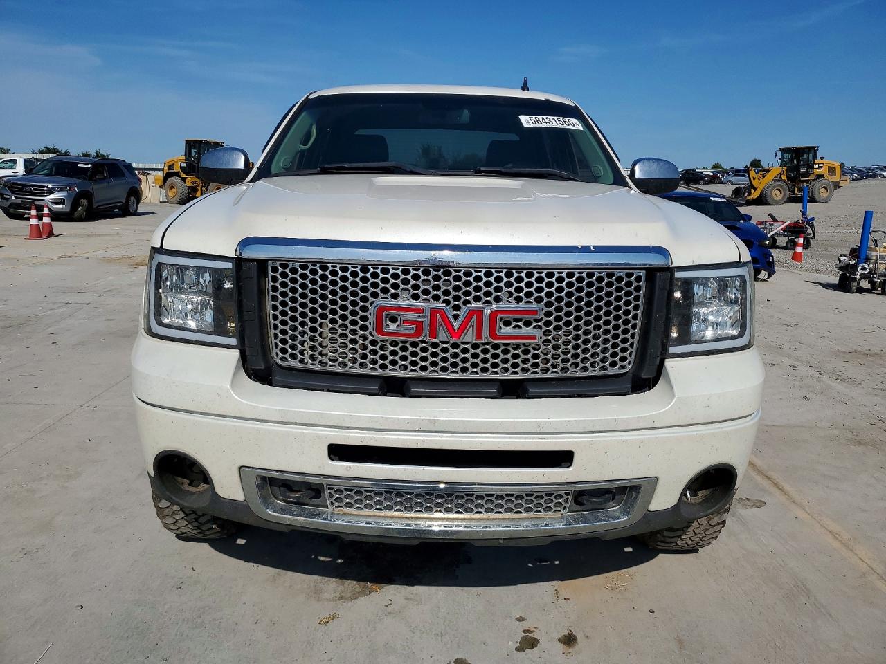 2011 Gmc Sierra K1500 Denali Белый vin: 3GTP2XE27BG404567