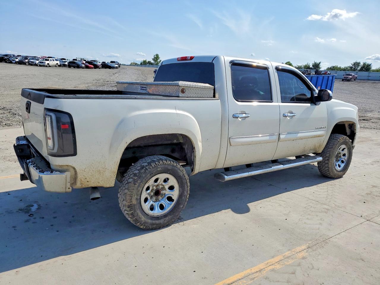 2011 Gmc Sierra K1500 Denali Белый vin: 3GTP2XE27BG404567