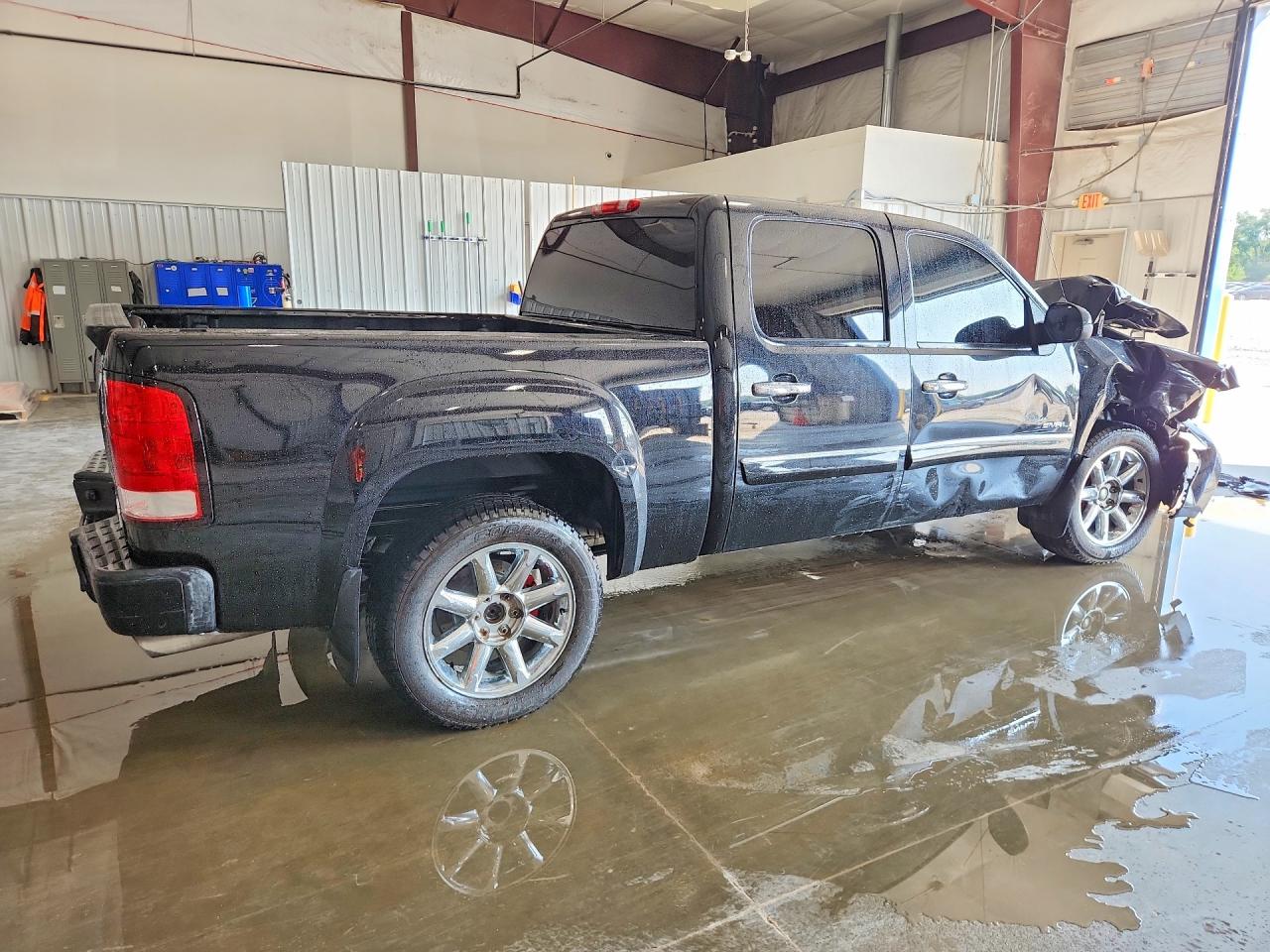 2012 Gmc Sierra K1500 Denali Black vin: 3GTP2XE28CG266877