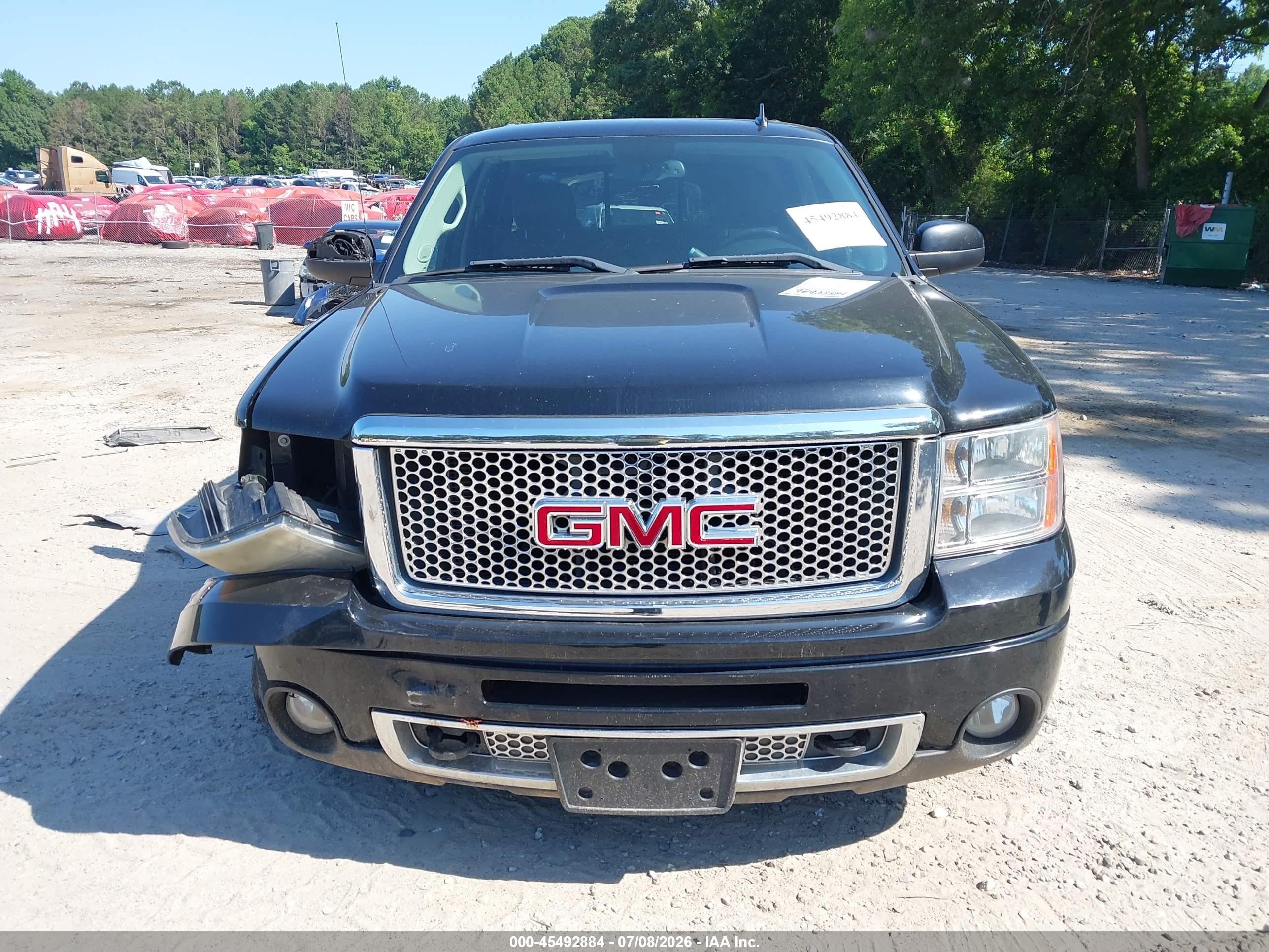2013 Gmc Sierra 1500 Denali Черный vin: 3GTP2XE28DG287312