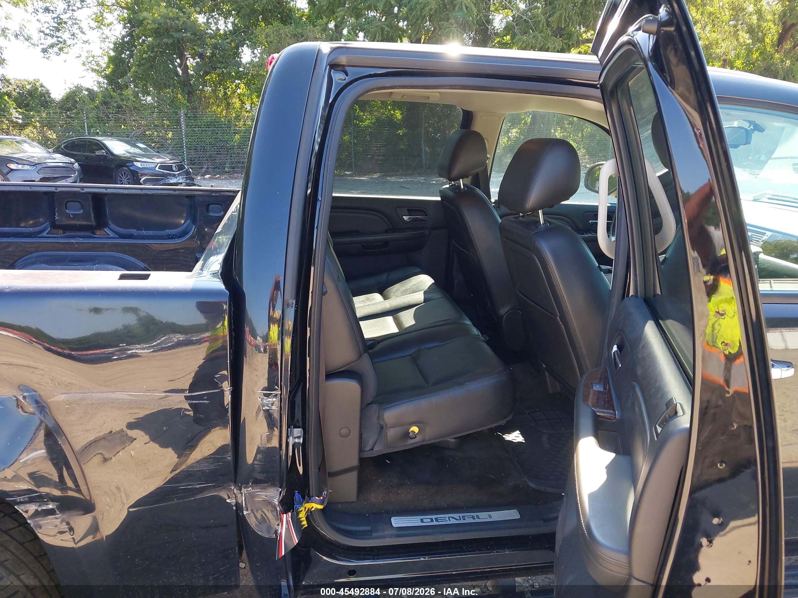 2013 Gmc Sierra 1500 Denali Черный vin: 3GTP2XE28DG287312