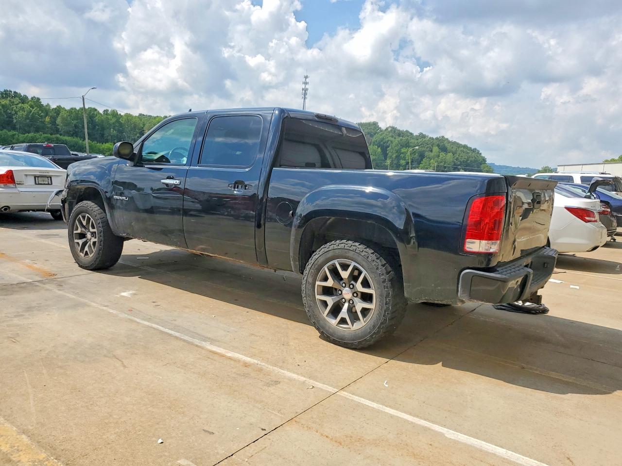 2012 Gmc Sierra K1500 Denali Черный vin: 3GTP2XE29CG175116