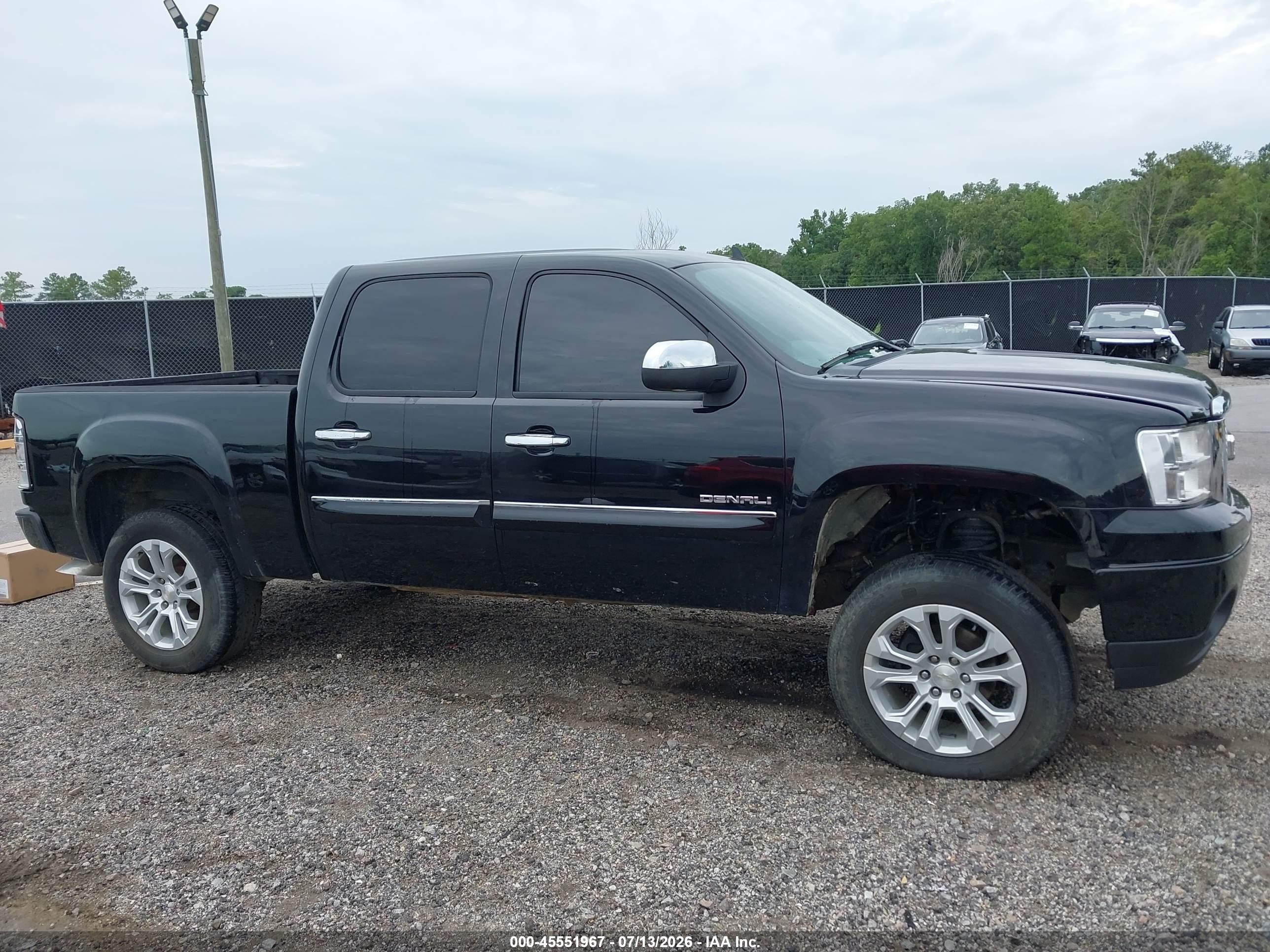 2012 Gmc Sierra 1500 Denali Black vin: 3GTP2XE29CG230583