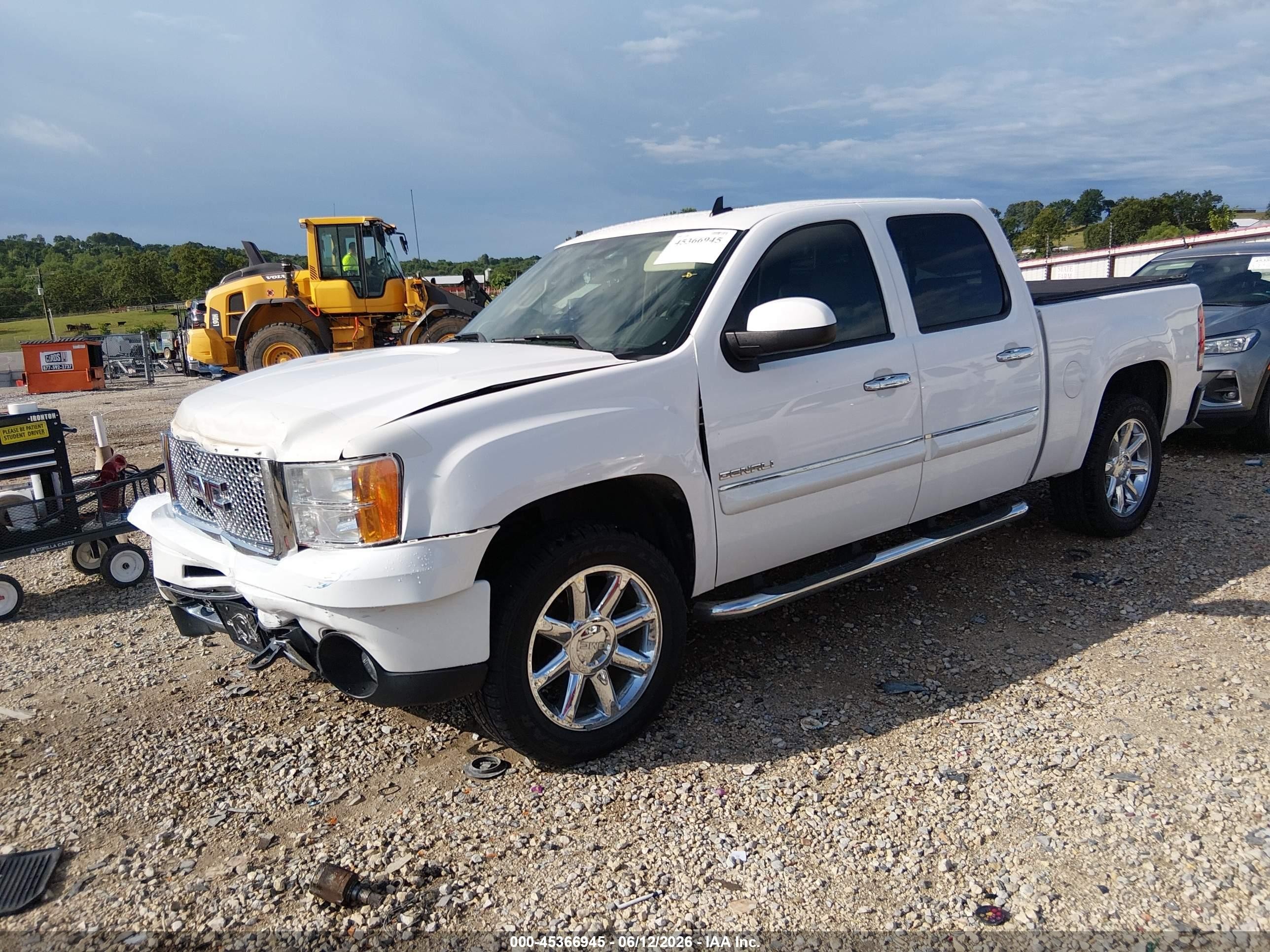 2011 Gmc Sierra 1500 Denali White vin: 3GTP2XE2XBG366817