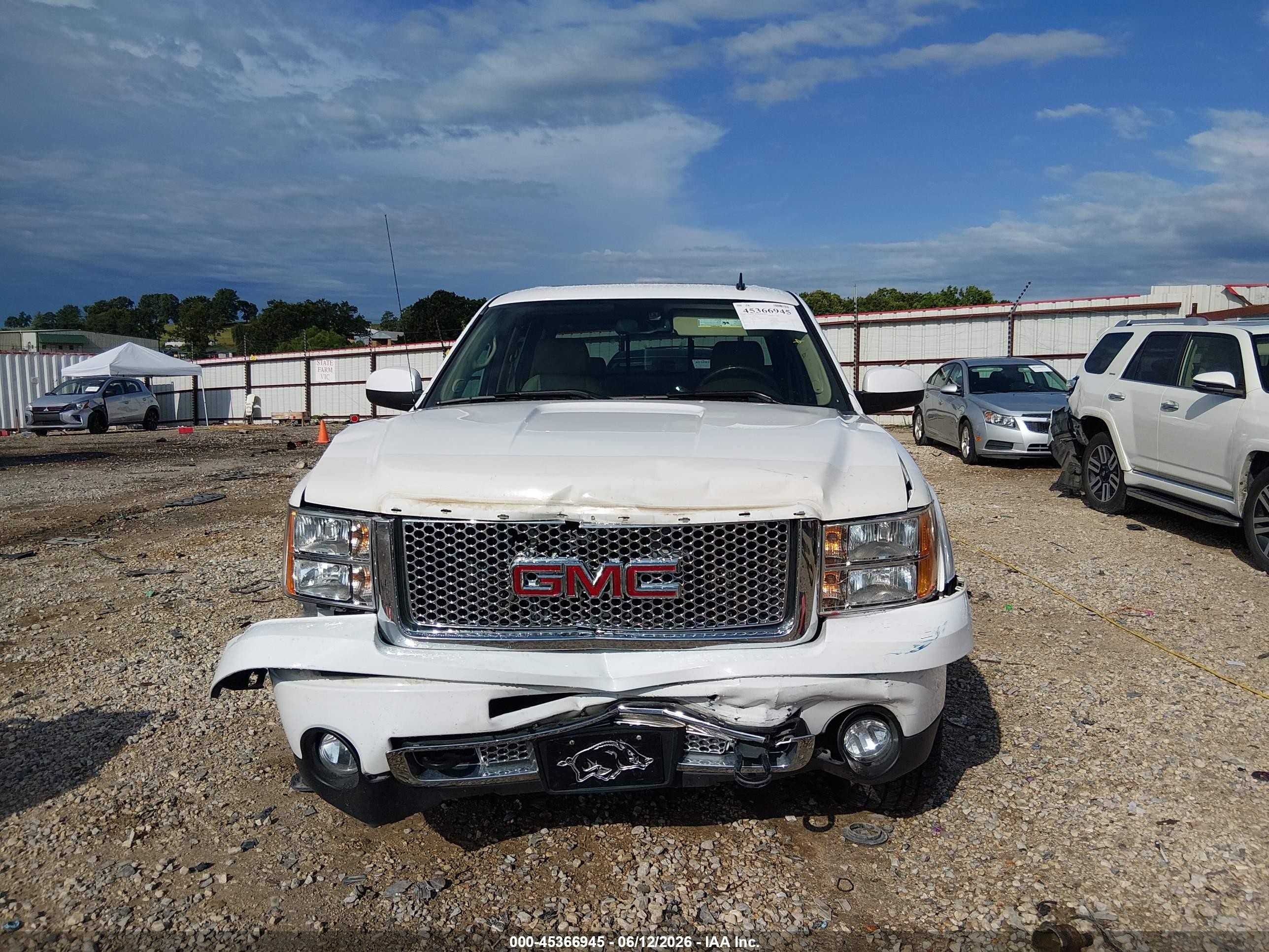 2011 Gmc Sierra 1500 Denali White vin: 3GTP2XE2XBG366817