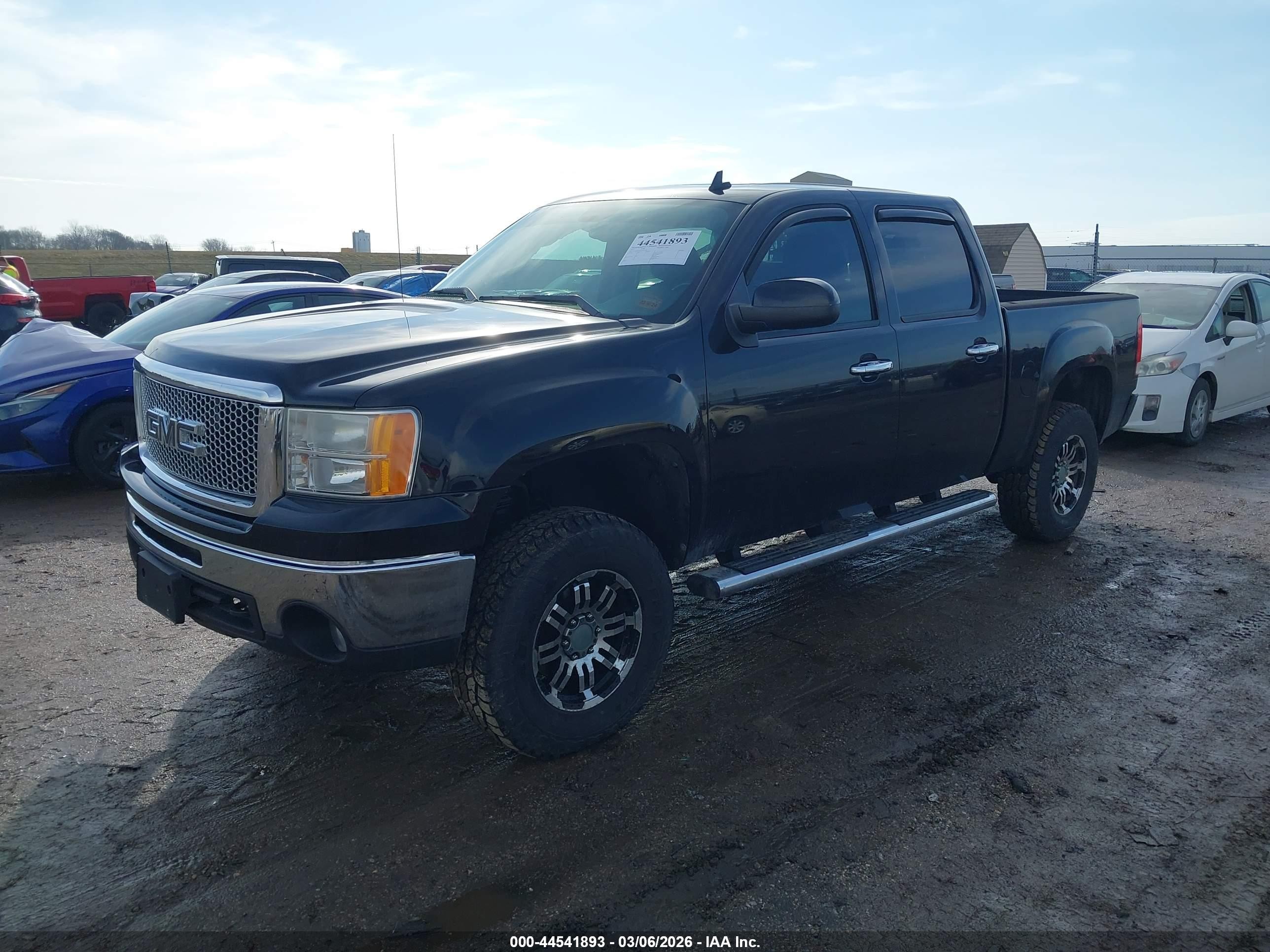 2012 Gmc Sierra 1500 Denali Black vin: 3GTP2XE2XCG121310