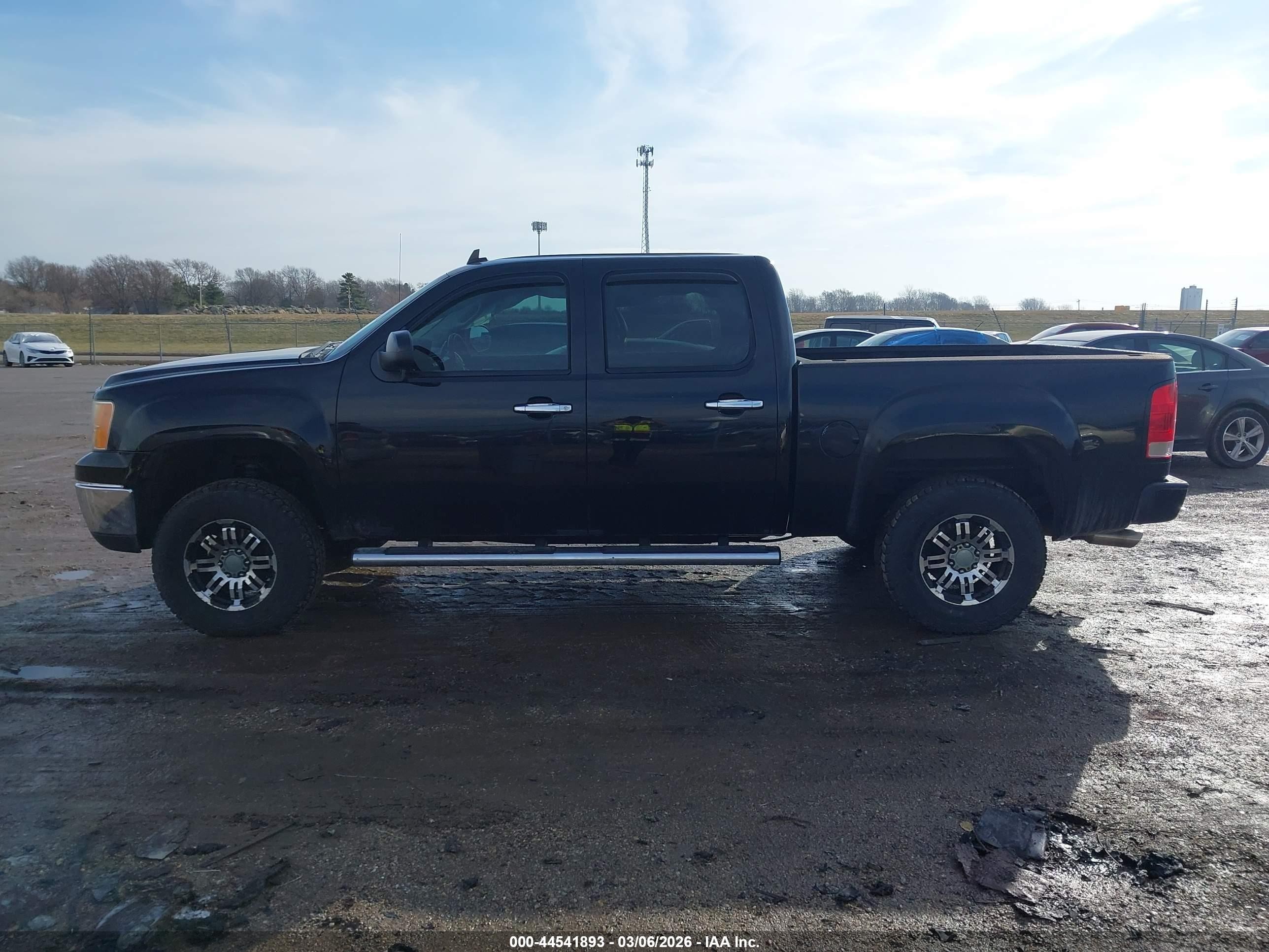 2012 Gmc Sierra 1500 Denali Black vin: 3GTP2XE2XCG121310