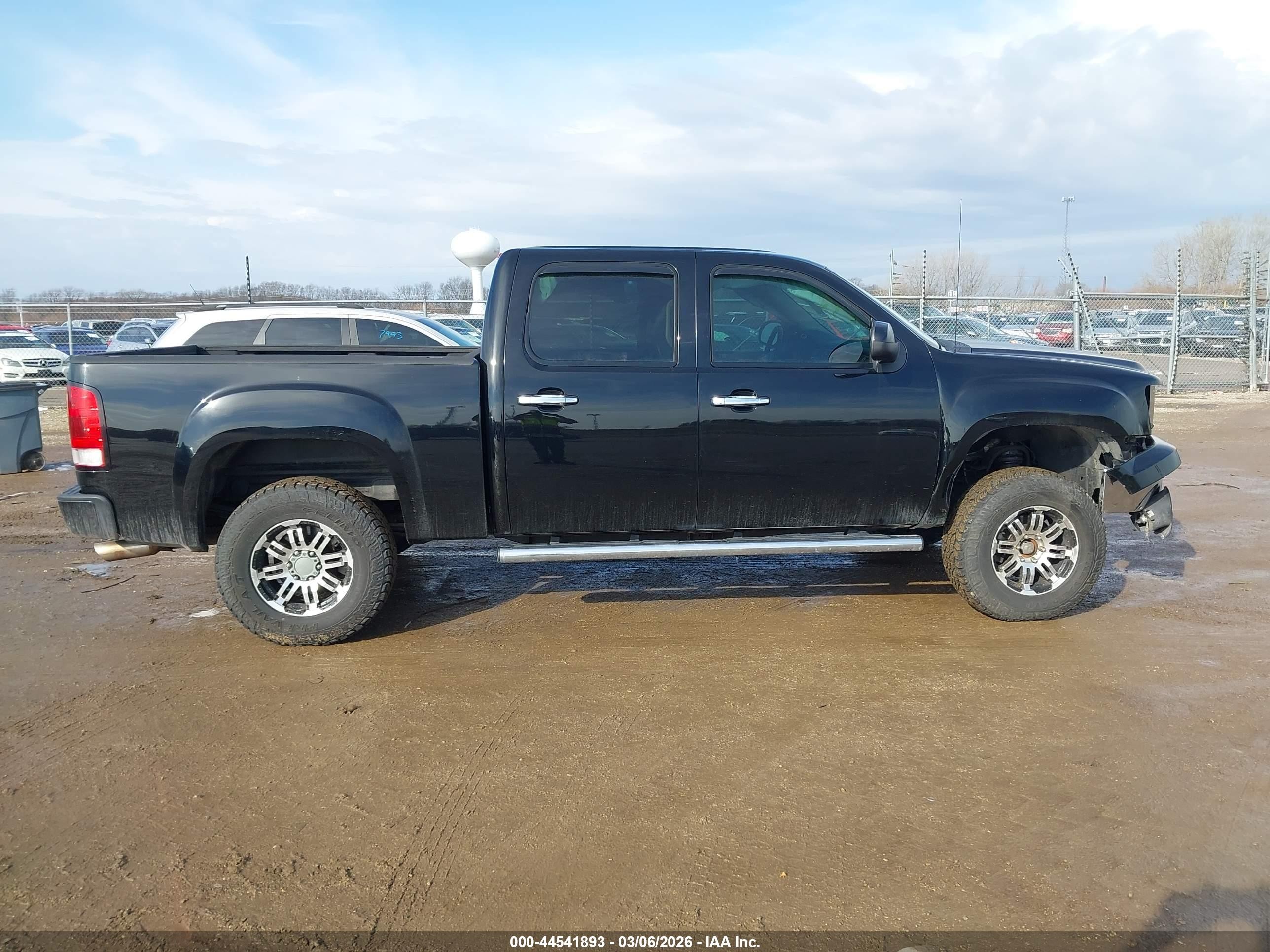 2012 Gmc Sierra 1500 Denali Black vin: 3GTP2XE2XCG121310