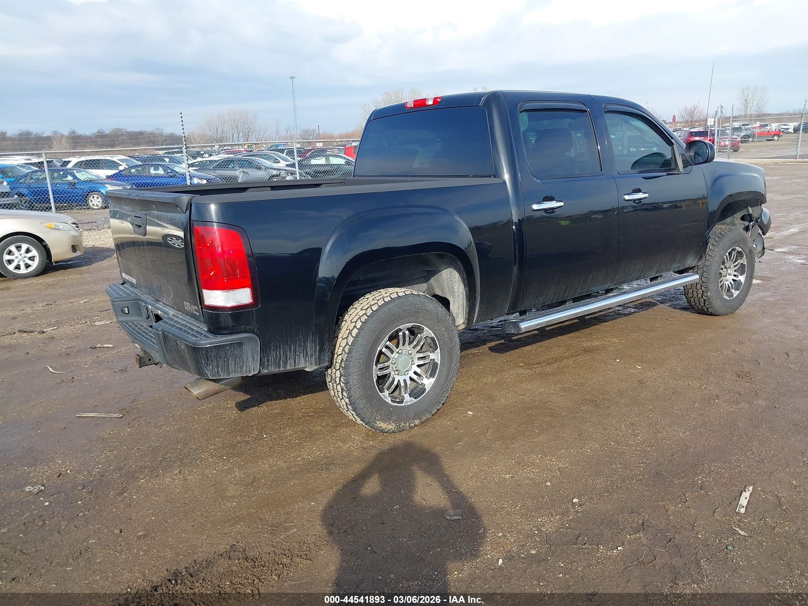 2012 Gmc Sierra 1500 Denali Black vin: 3GTP2XE2XCG121310