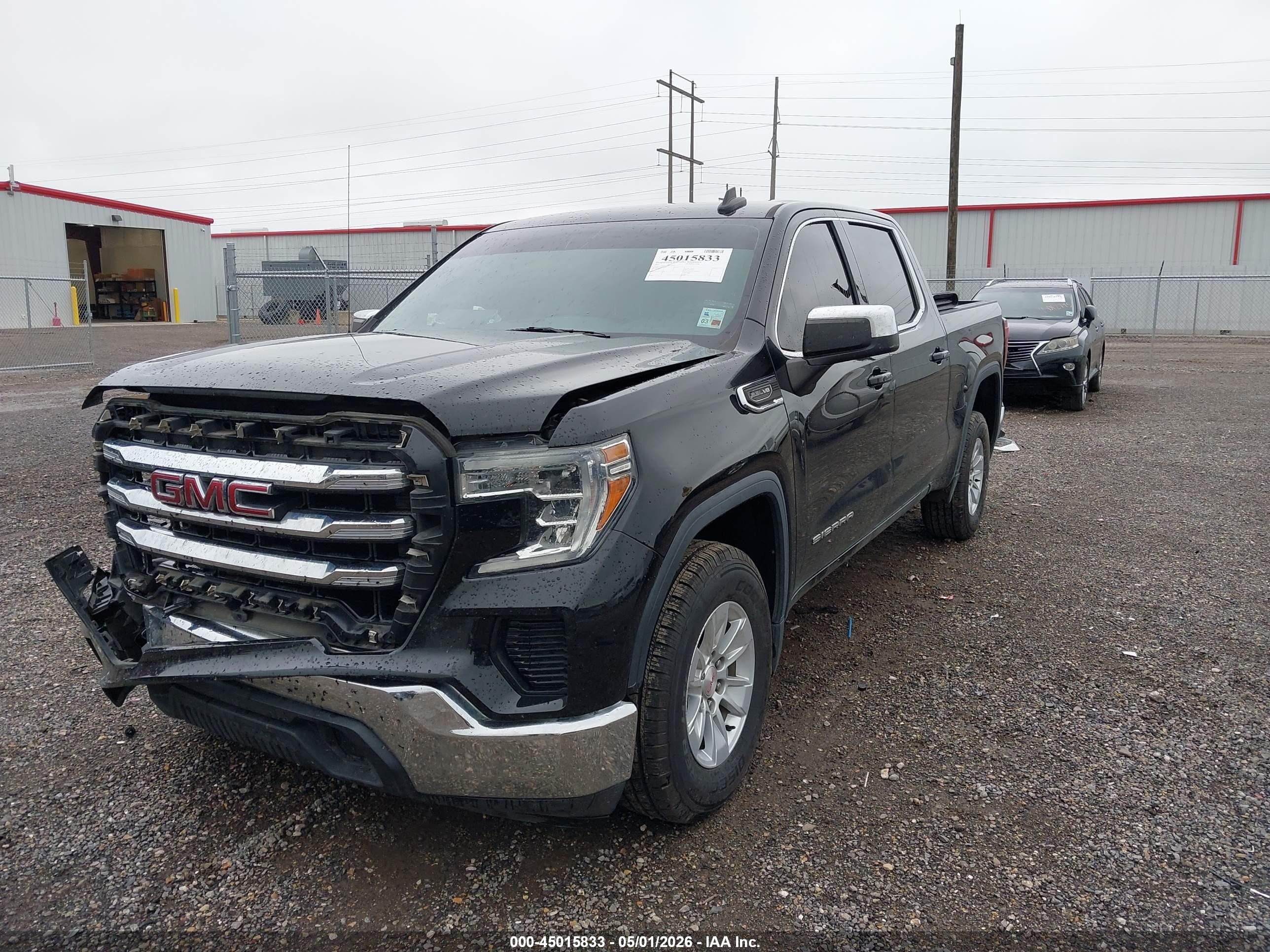 2021 Gmc Sierra 1500 2wd  Short Box Sle Black vin: 3GTP8BED2MG330299