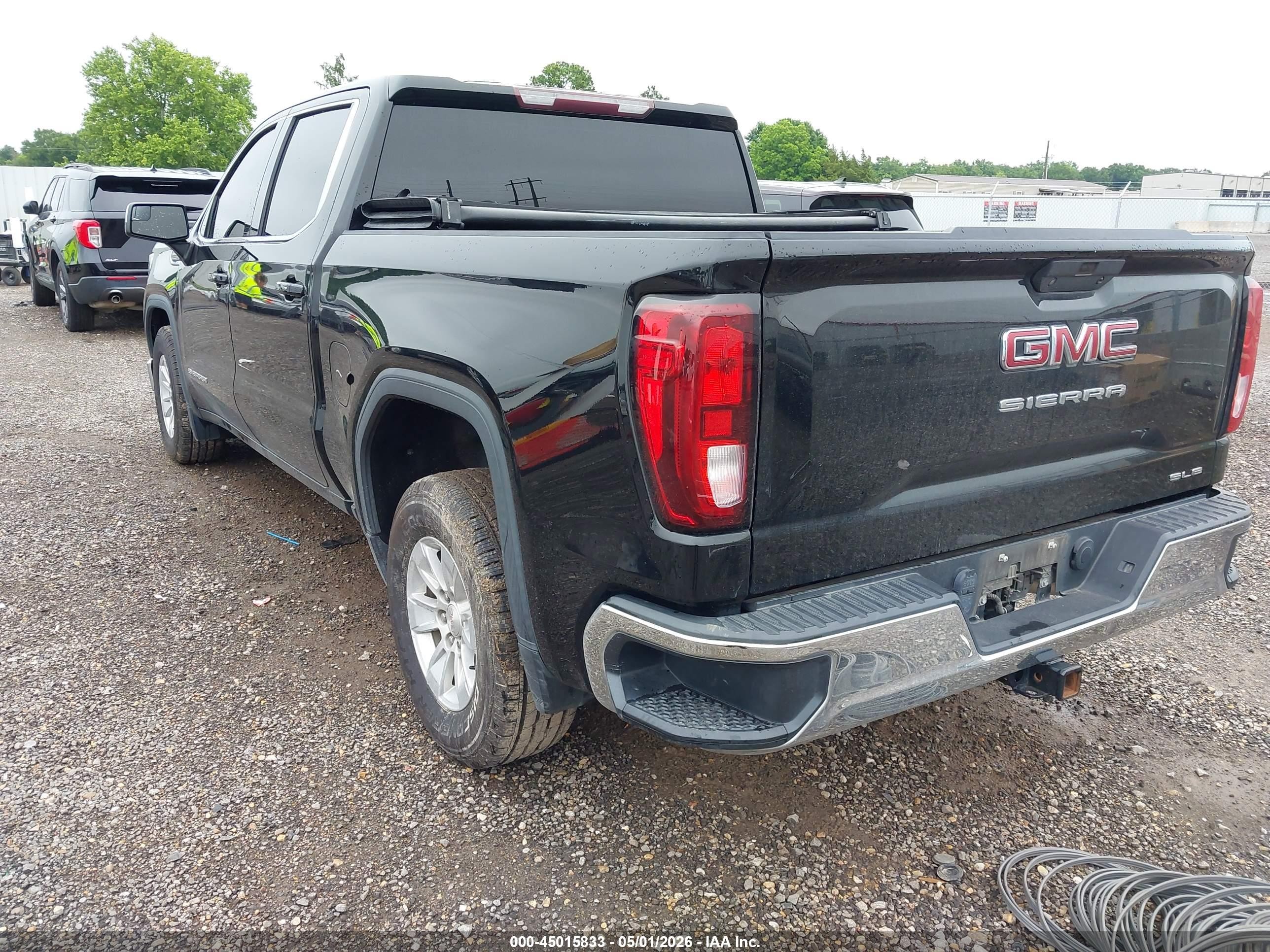 2021 Gmc Sierra 1500 2wd  Short Box Sle Black vin: 3GTP8BED2MG330299