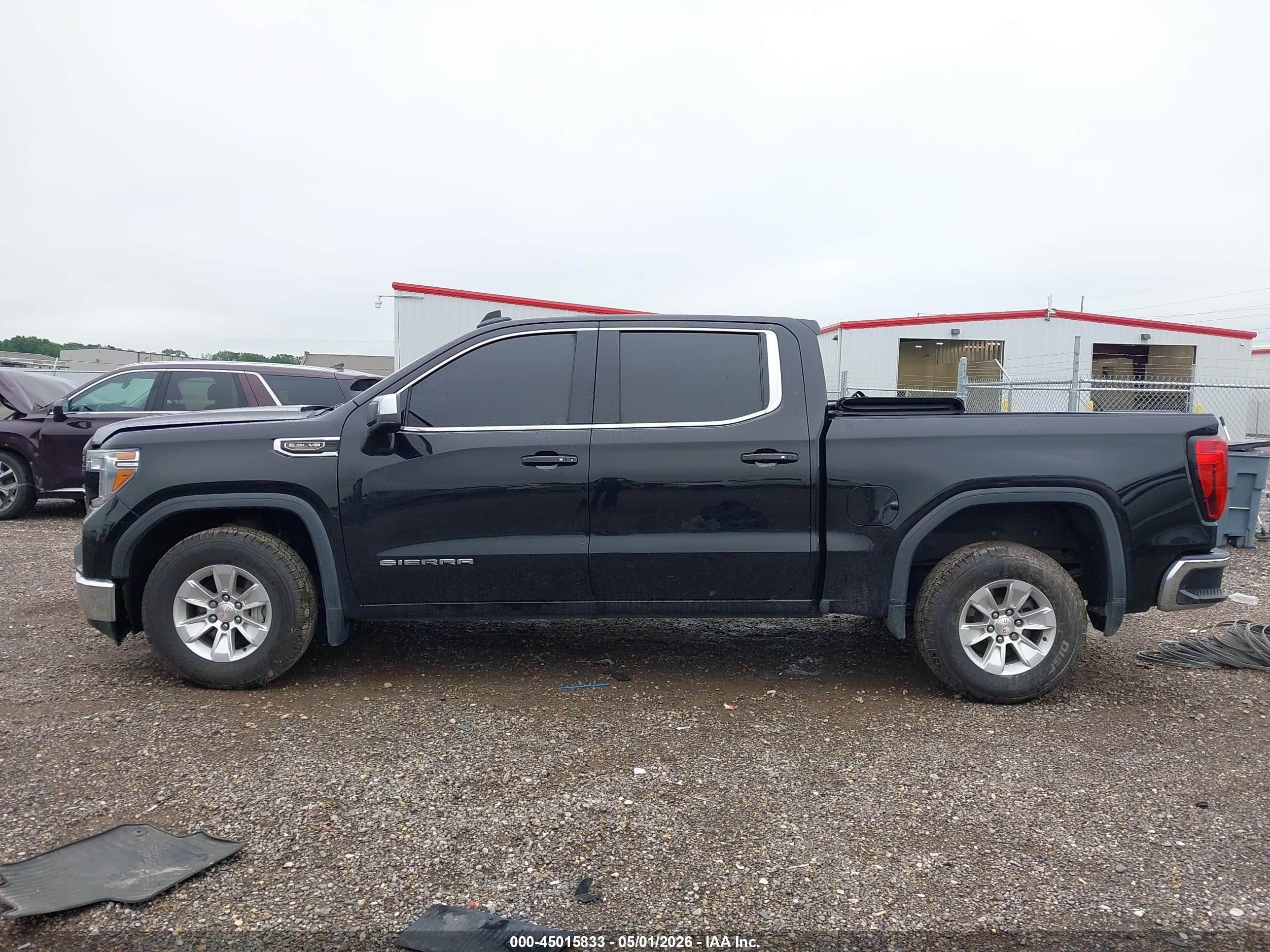 2021 Gmc Sierra 1500 2wd  Short Box Sle Black vin: 3GTP8BED2MG330299