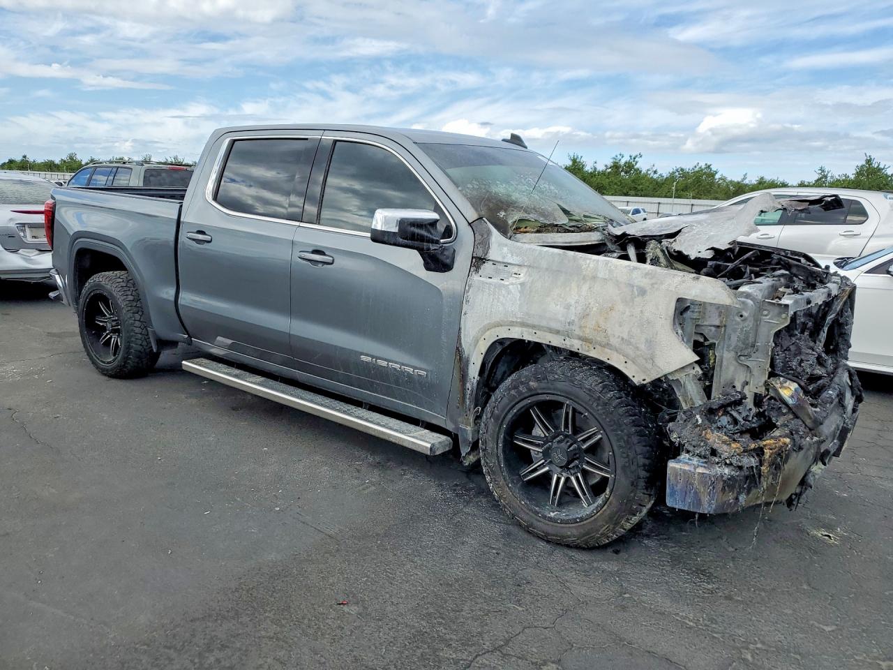 2021 Gmc Sierra C1500 Sle Gray vin: 3GTP8BETXMG169398