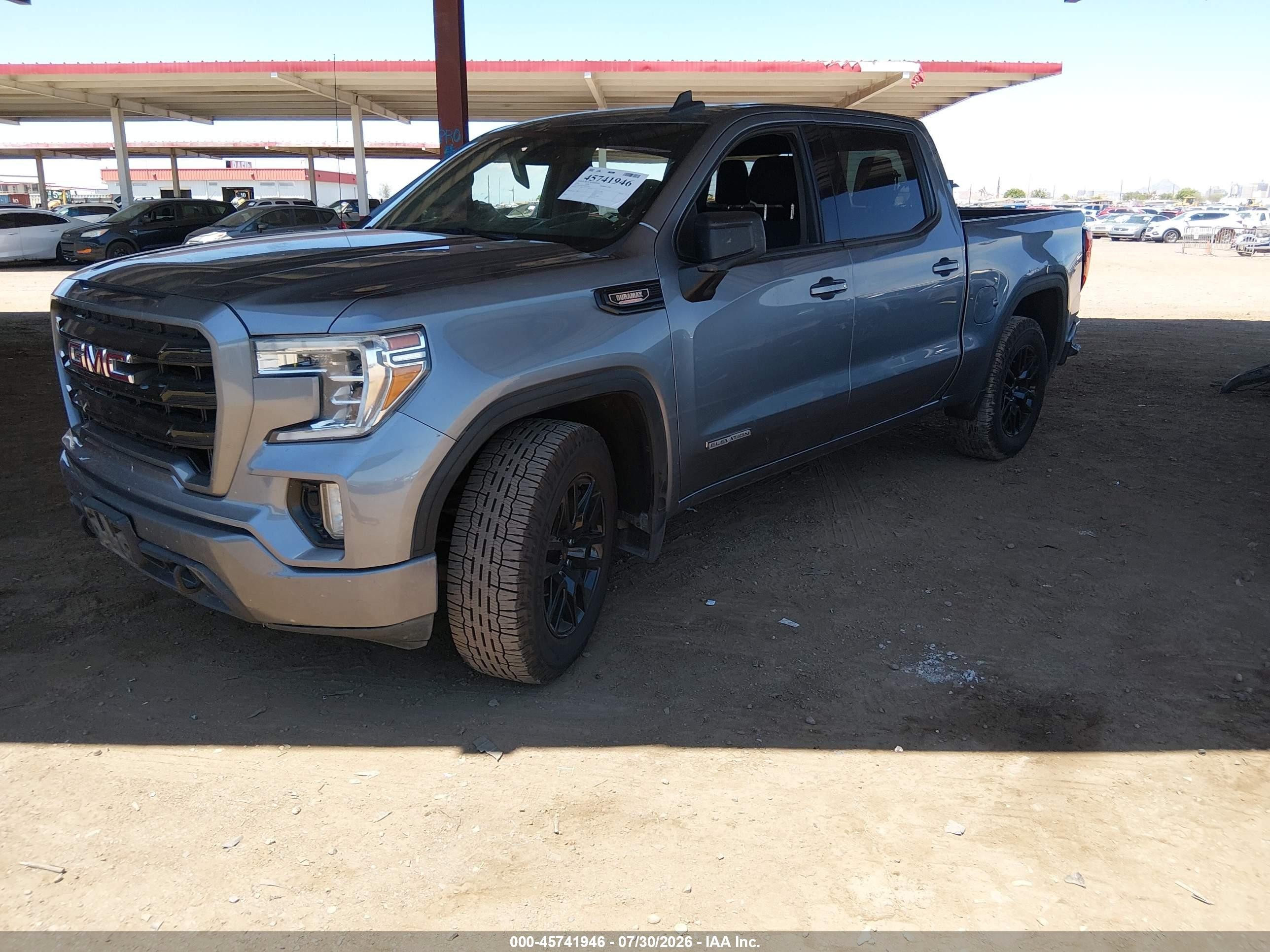 2021 Gmc Sierra 1500 2wd  Short Box Elevation Gray vin: 3GTP8CET3MG373045