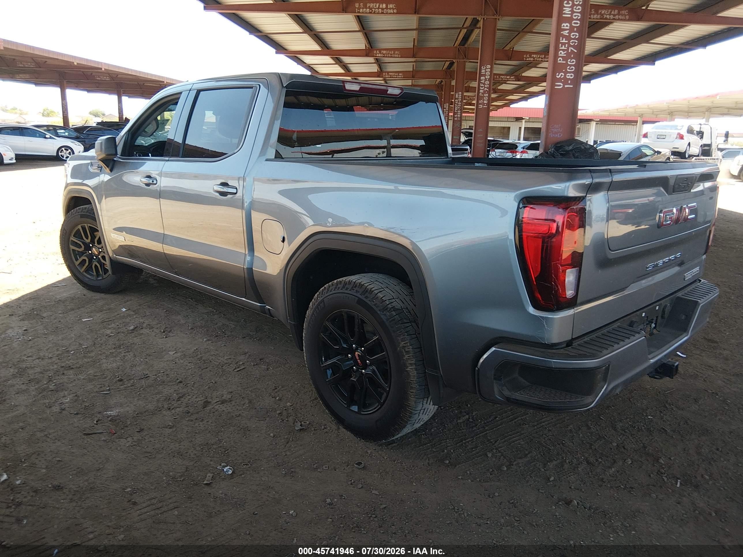 2021 Gmc Sierra 1500 2wd  Short Box Elevation Gray vin: 3GTP8CET3MG373045