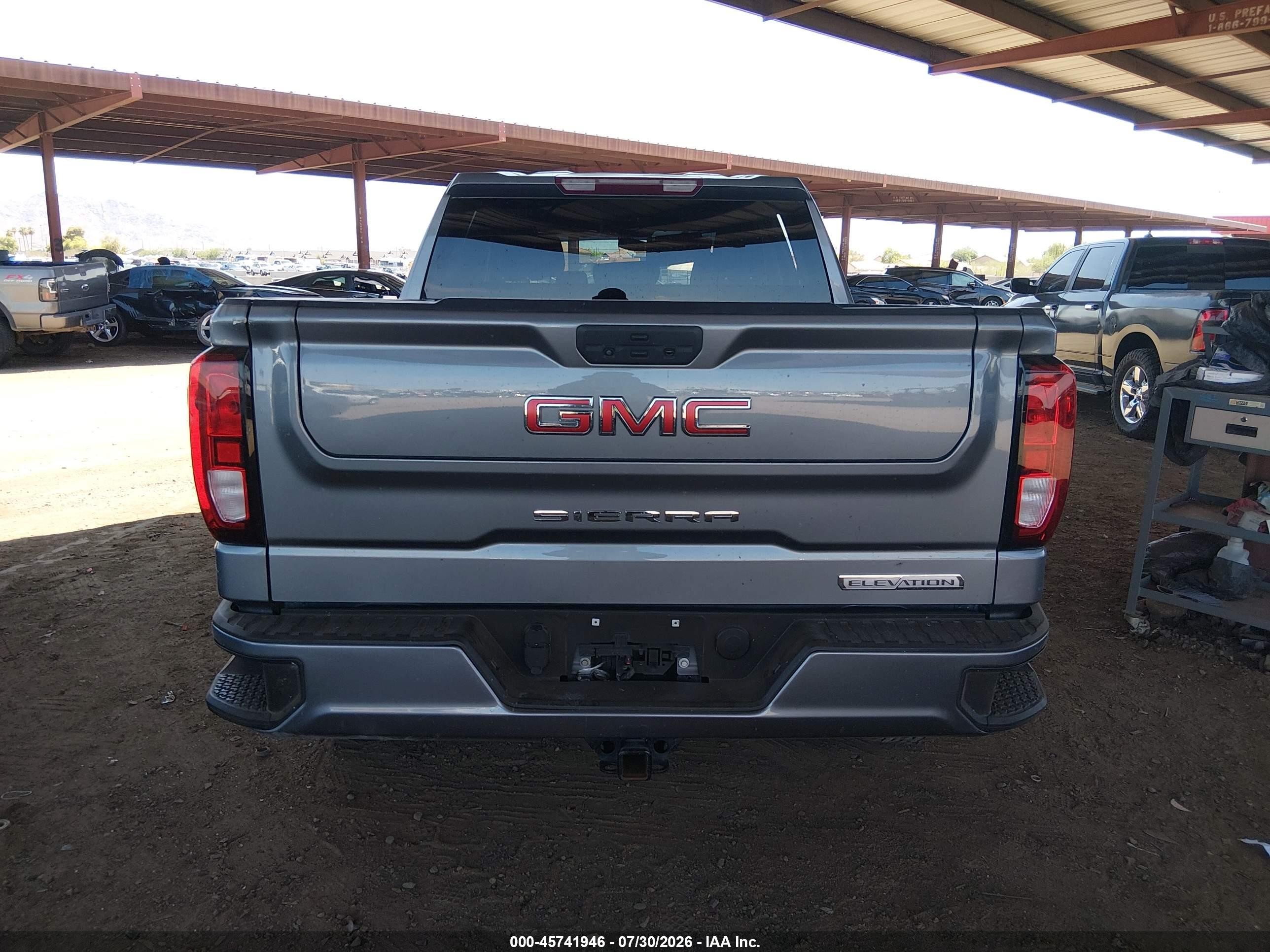 2021 Gmc Sierra 1500 2wd  Short Box Elevation Gray vin: 3GTP8CET3MG373045